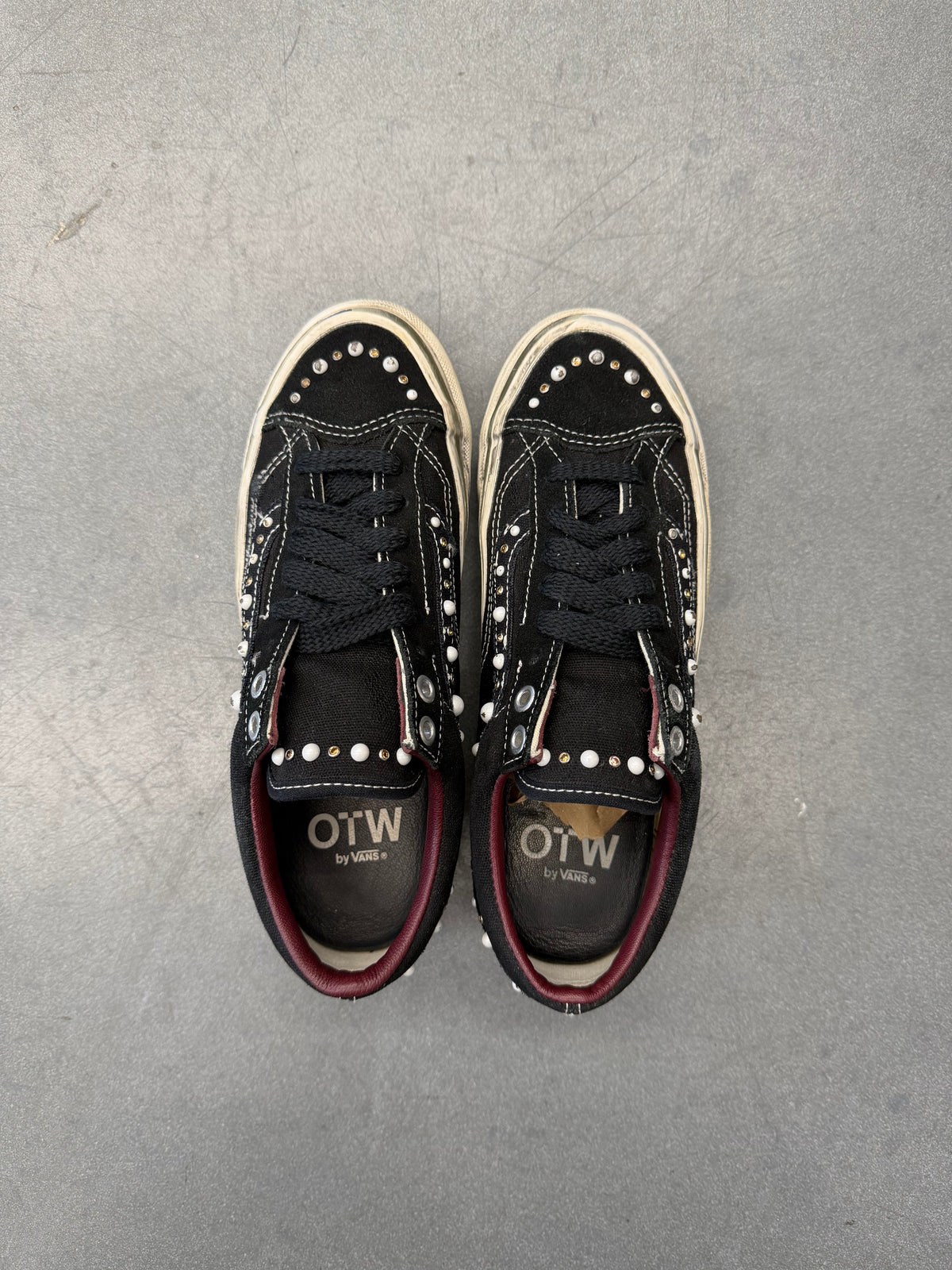 2024 VANS OTW OLD SKOOL 36 PEARLIZED PACK - BLACK (VERY WORN) (W/ BOX)