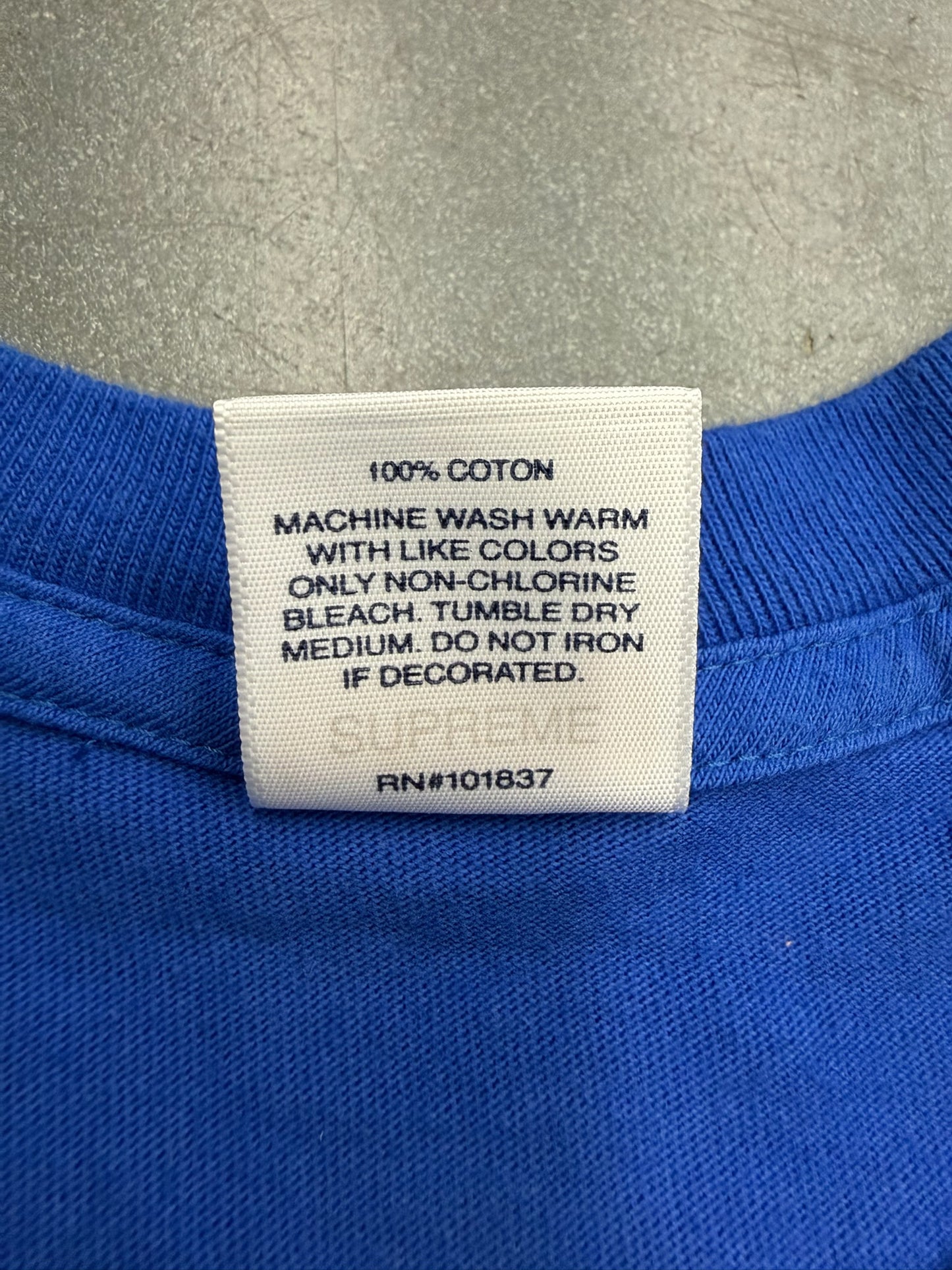 FW19 SUPREME INC. TEE - ROYAL