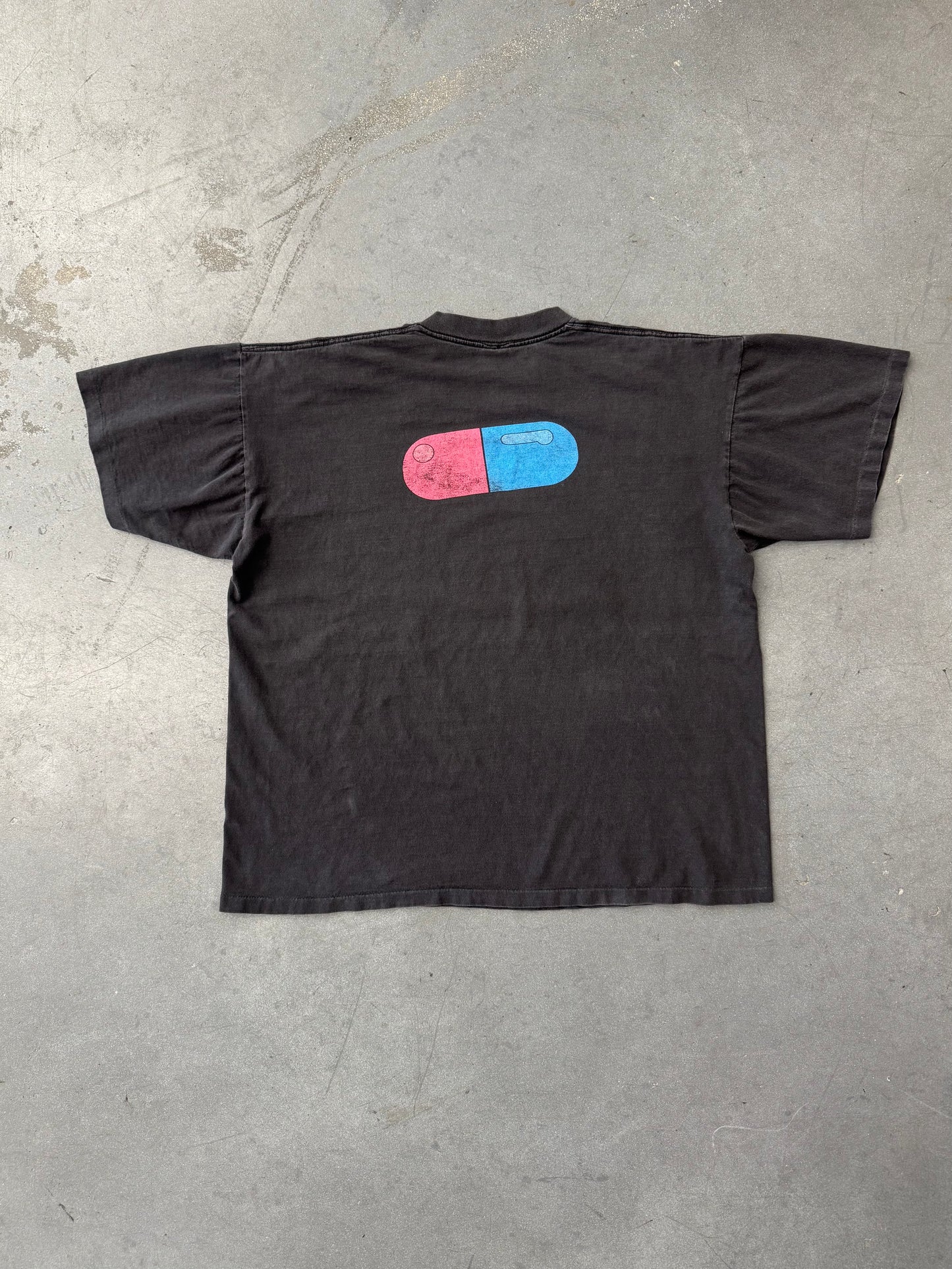 1988 AKIRA KANEDA MOTORCYCLE PILL TEE (FASHION VICTIM TAG)