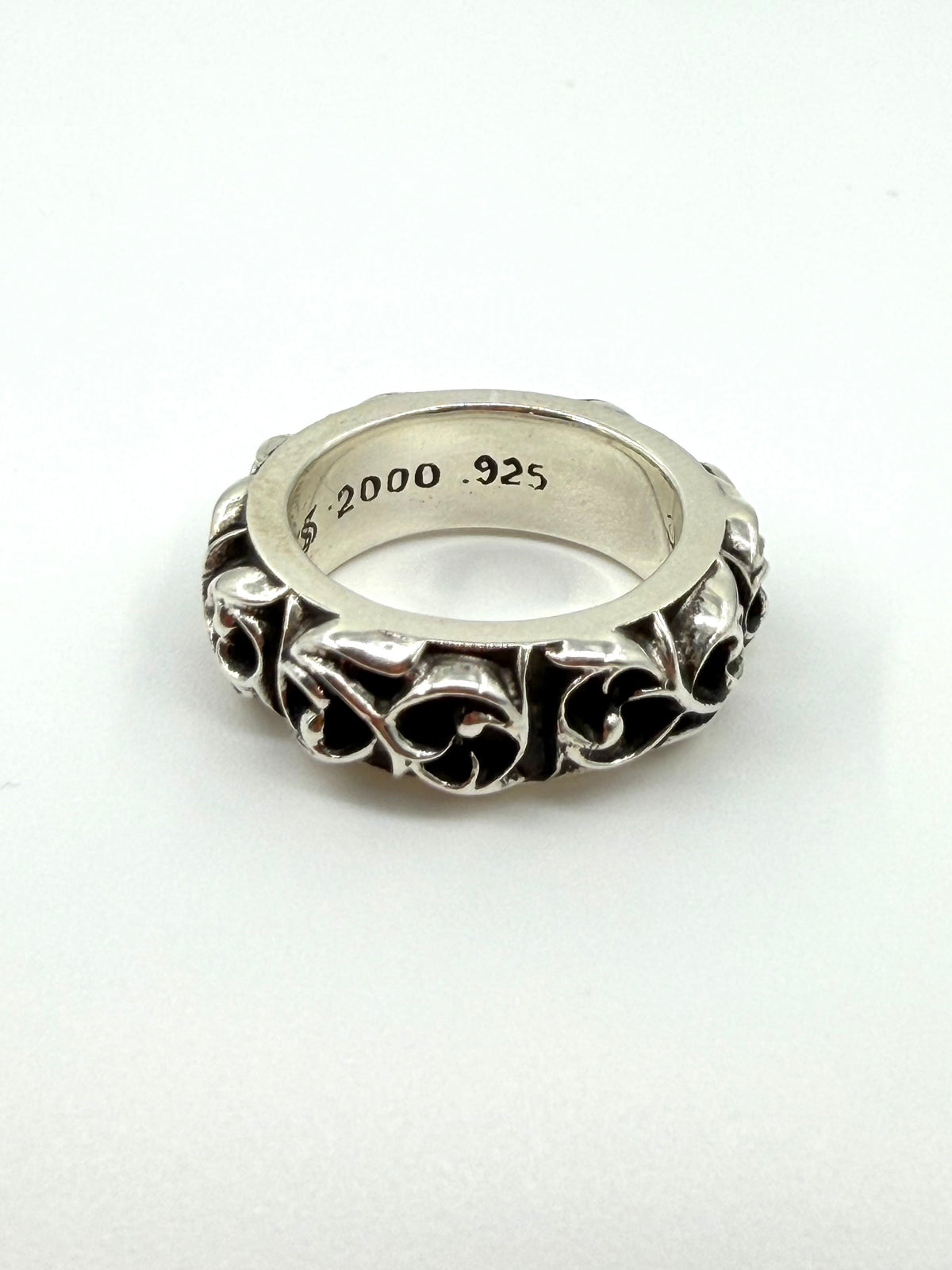 CHROME HEARTS ETERNITY VINE SILVER RING