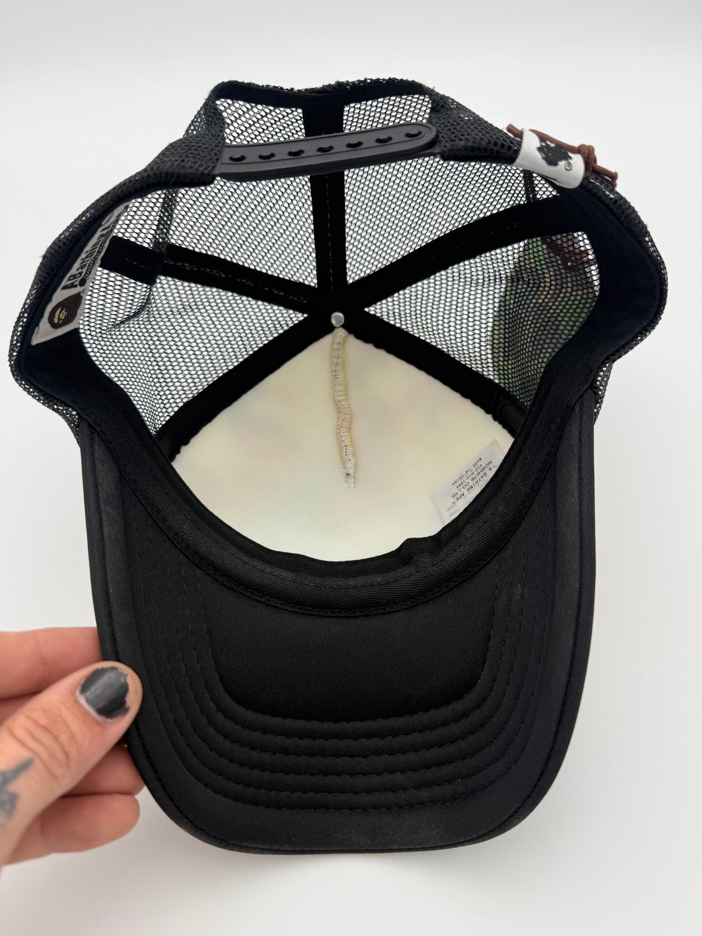 BAPE X KIDSUPER STA LOGO RHINESTONE TRUCKER CAP - MULTI (NEW)