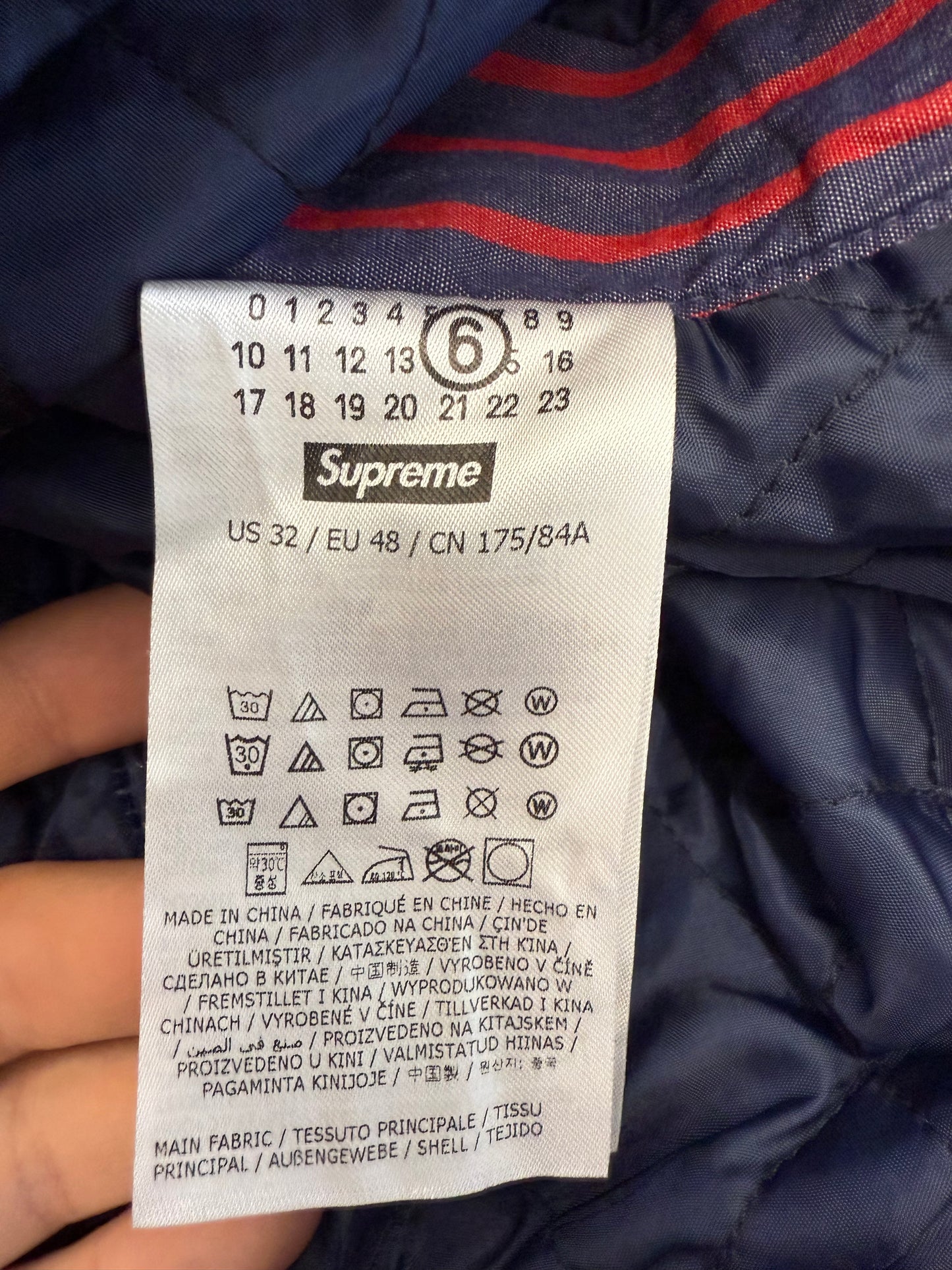 SS24 SUPREME MM6 MAISON MARGIELA PADDED SHORTS