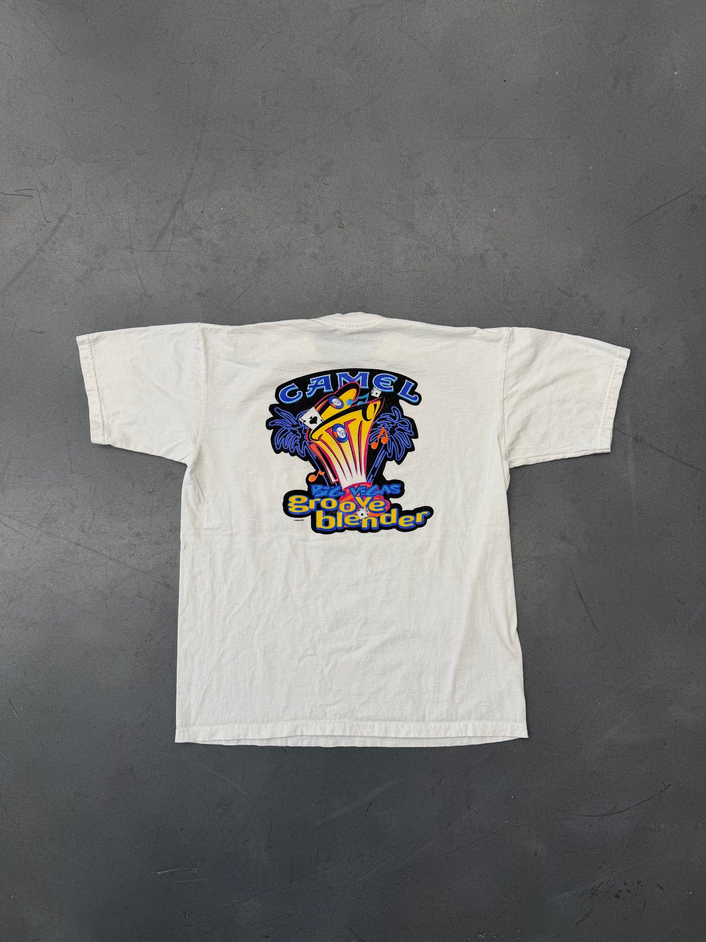 1996 CAMEL BIG VEGAS GROOVE BLENDER POCKET TEE (CAMEL TAG)