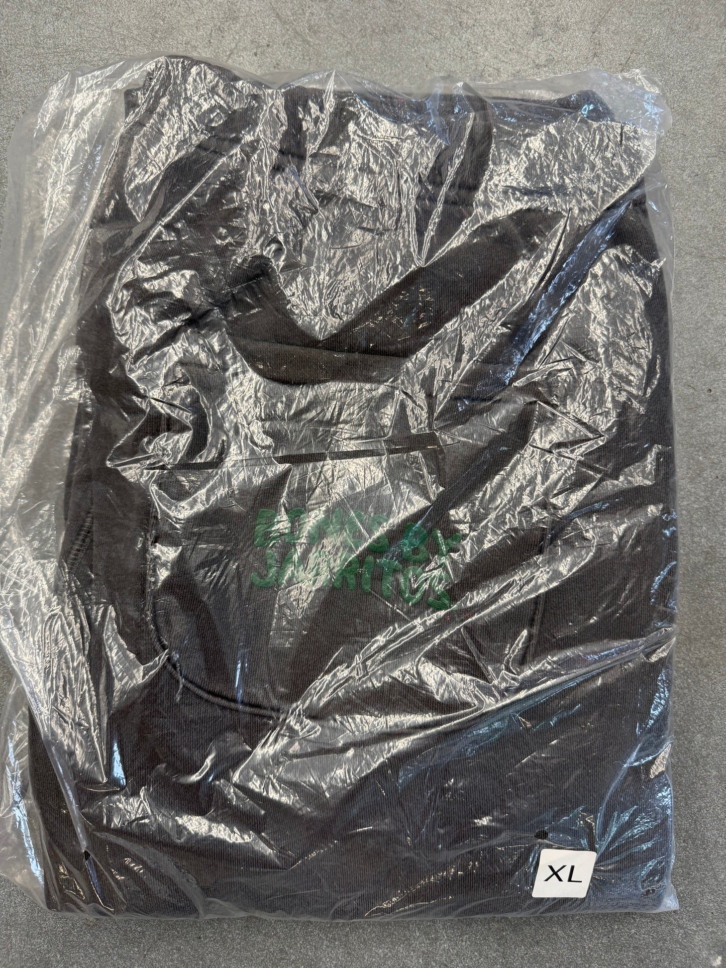 BONES BY JARRITOS SWEAT SUIT (BLACK) TOP & BOTTOM