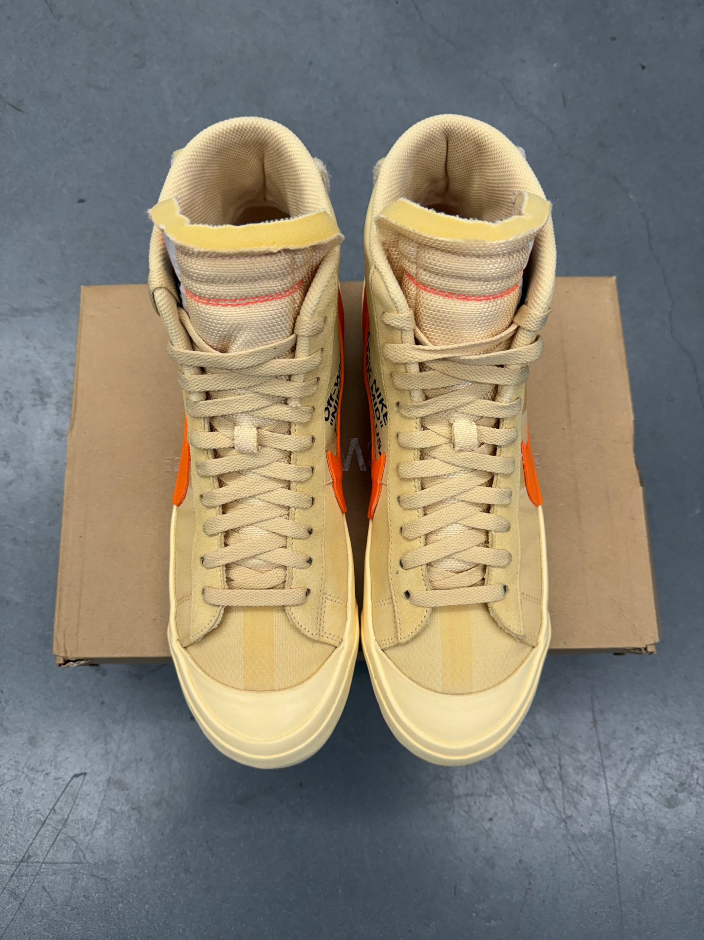 2018 SIZE 10.5 NIKE BLAZER MID OFF-WHITE 'HALLOW'S EVE'