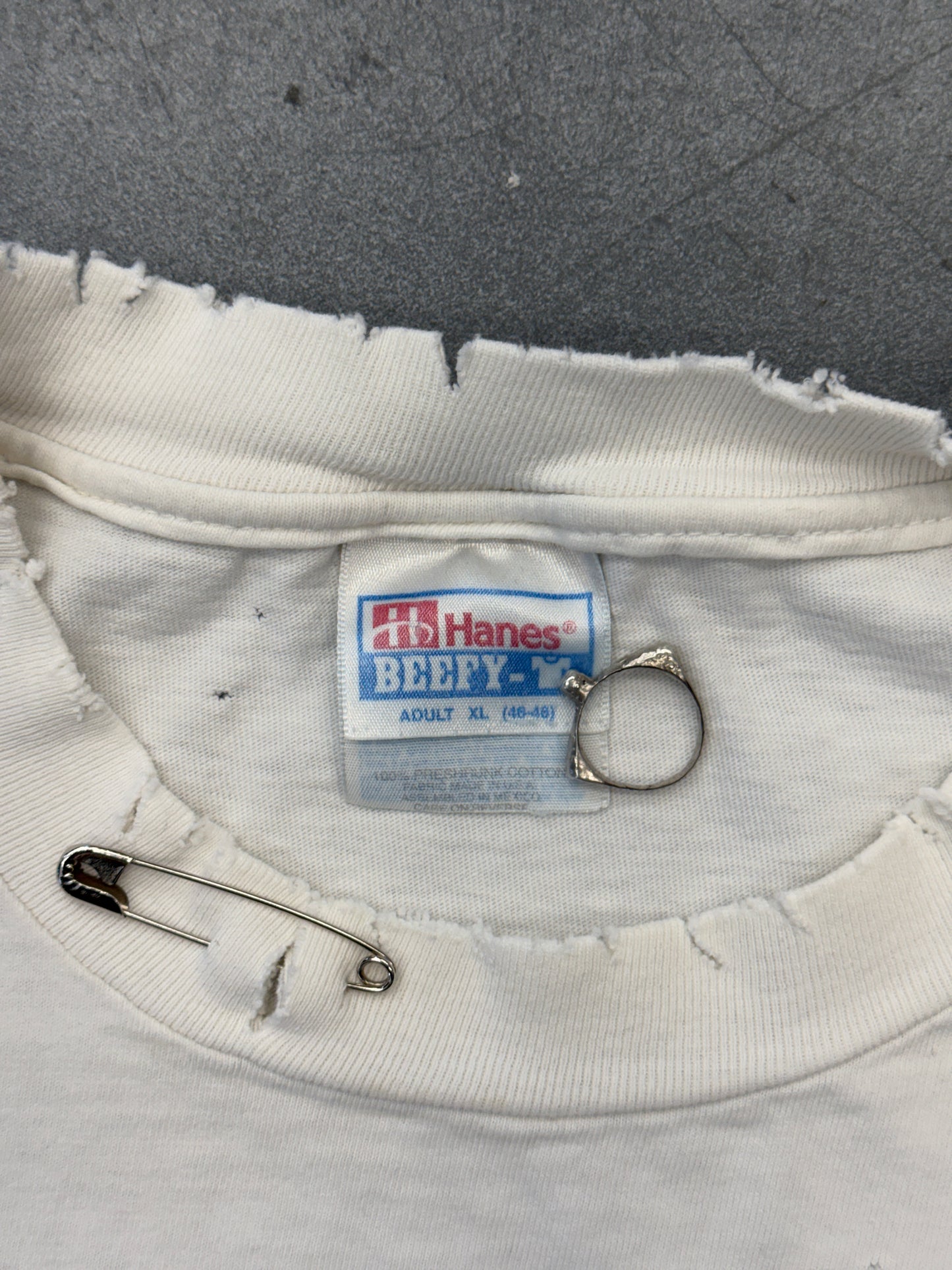 90'S COHIBA LA HAVANA, CUBA DISTRESSED TEE (HANES BEEFY-T TAG)