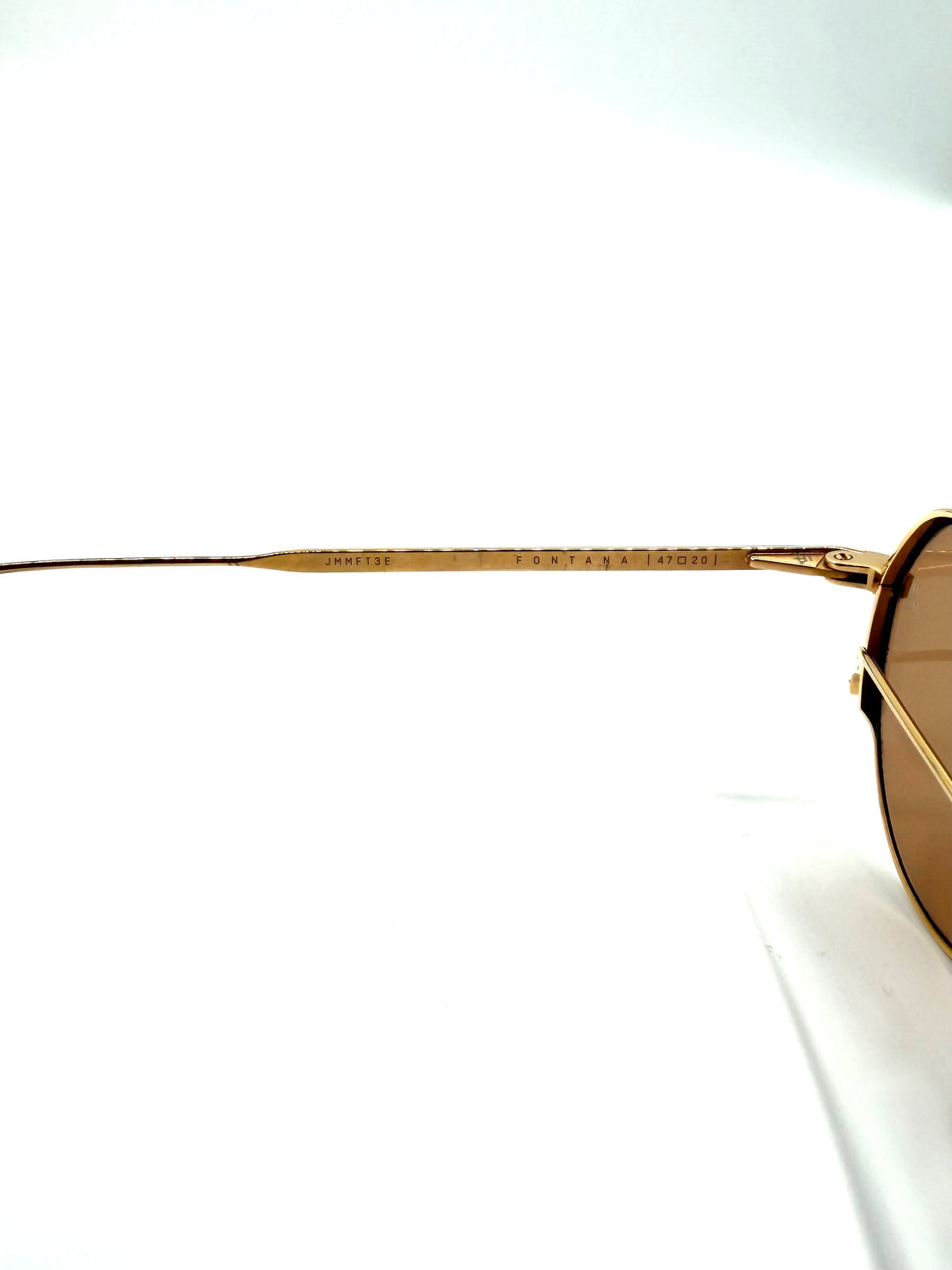 JACQUES MARIE MAGE 'FONTANA' THIN GOLD FRAMED SUNGLASSES (360/500)