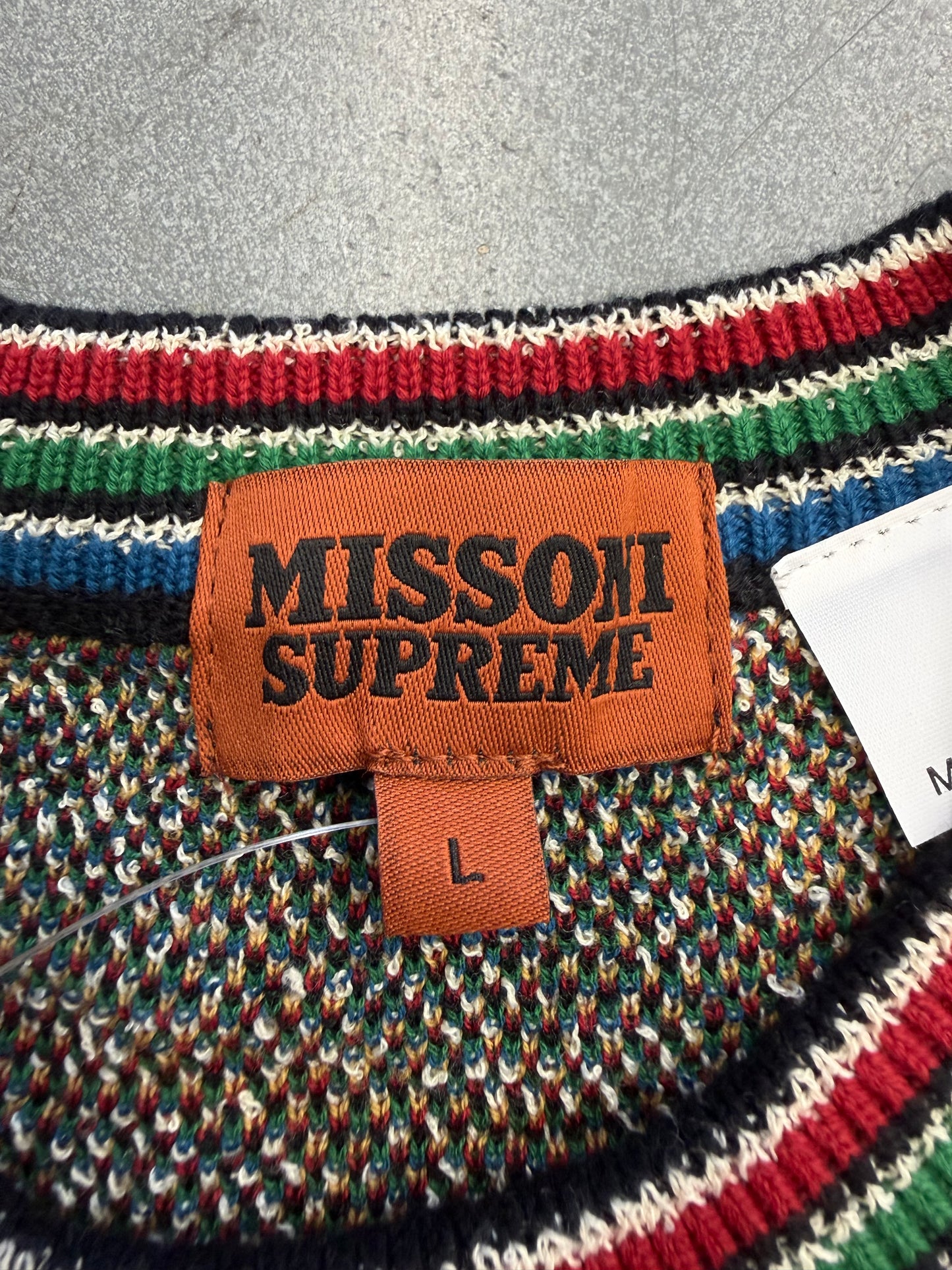 FW21 SUPREME MISSONI SWEATER