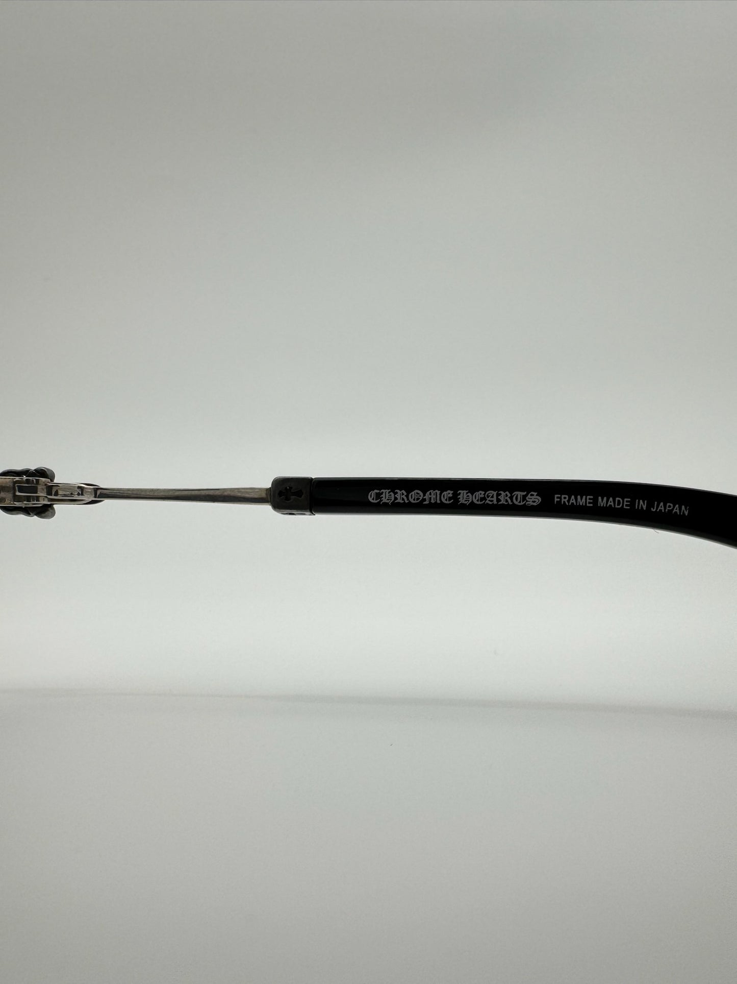 CHROME HEARTS 'BONED' SUNGLASSES - BLACK (PRE-OWNED WITH CASE)