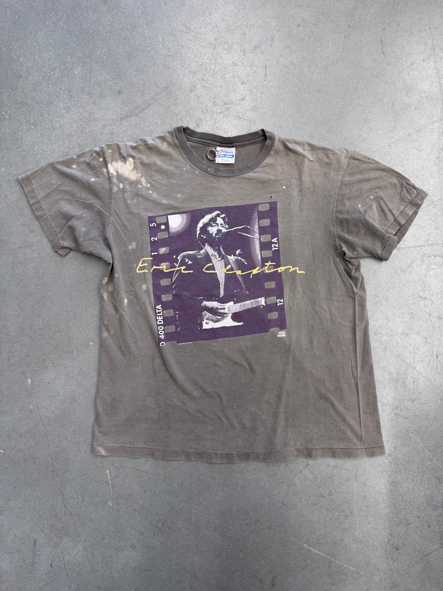 1992 ERIC CLAPTON JVC PRESENTS TEE (HANES TAG)
