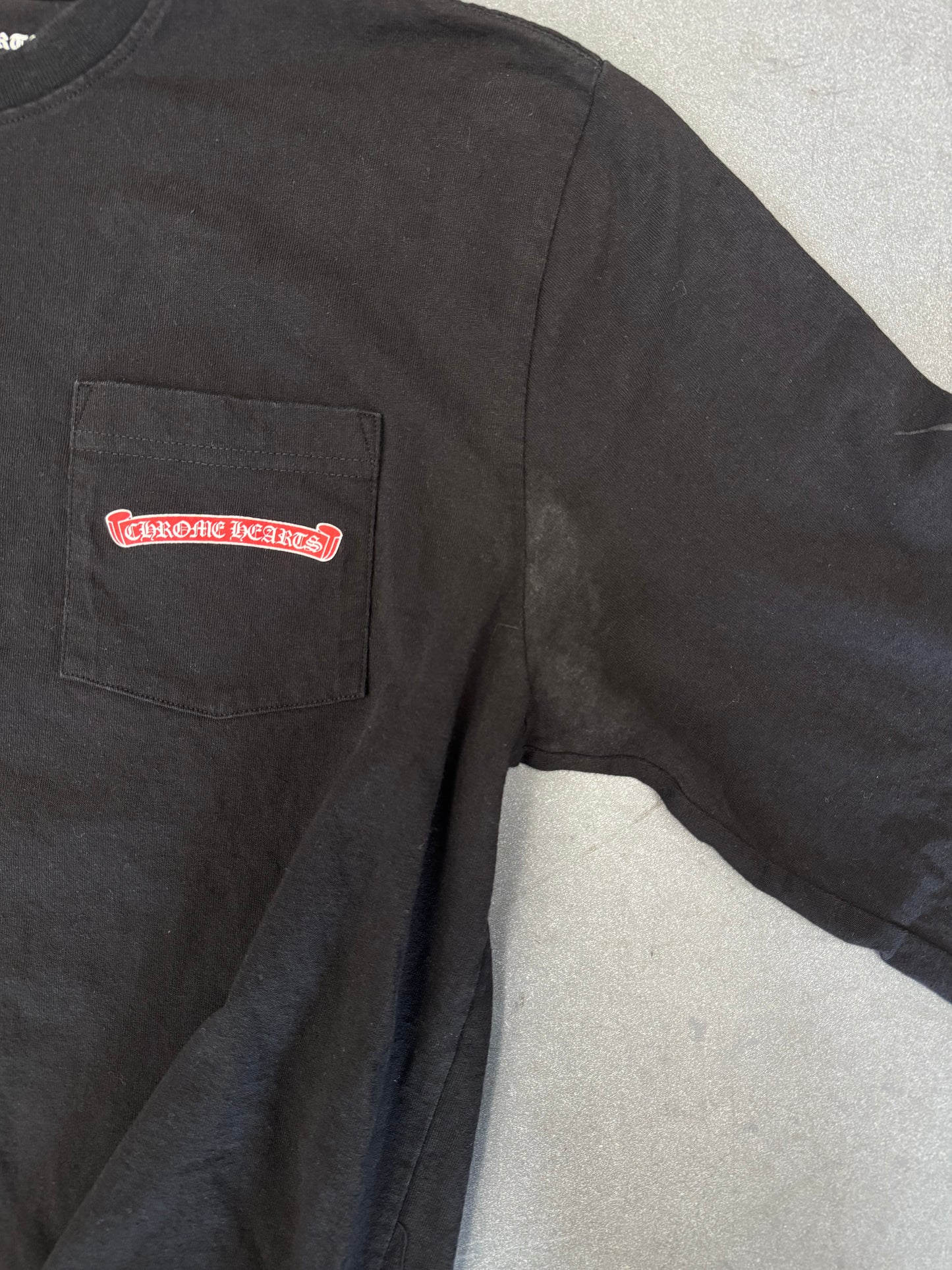 CHROME HEARTS X MATTY BOY "STAY FAST" RACE TEAM LS TEE - BLACK