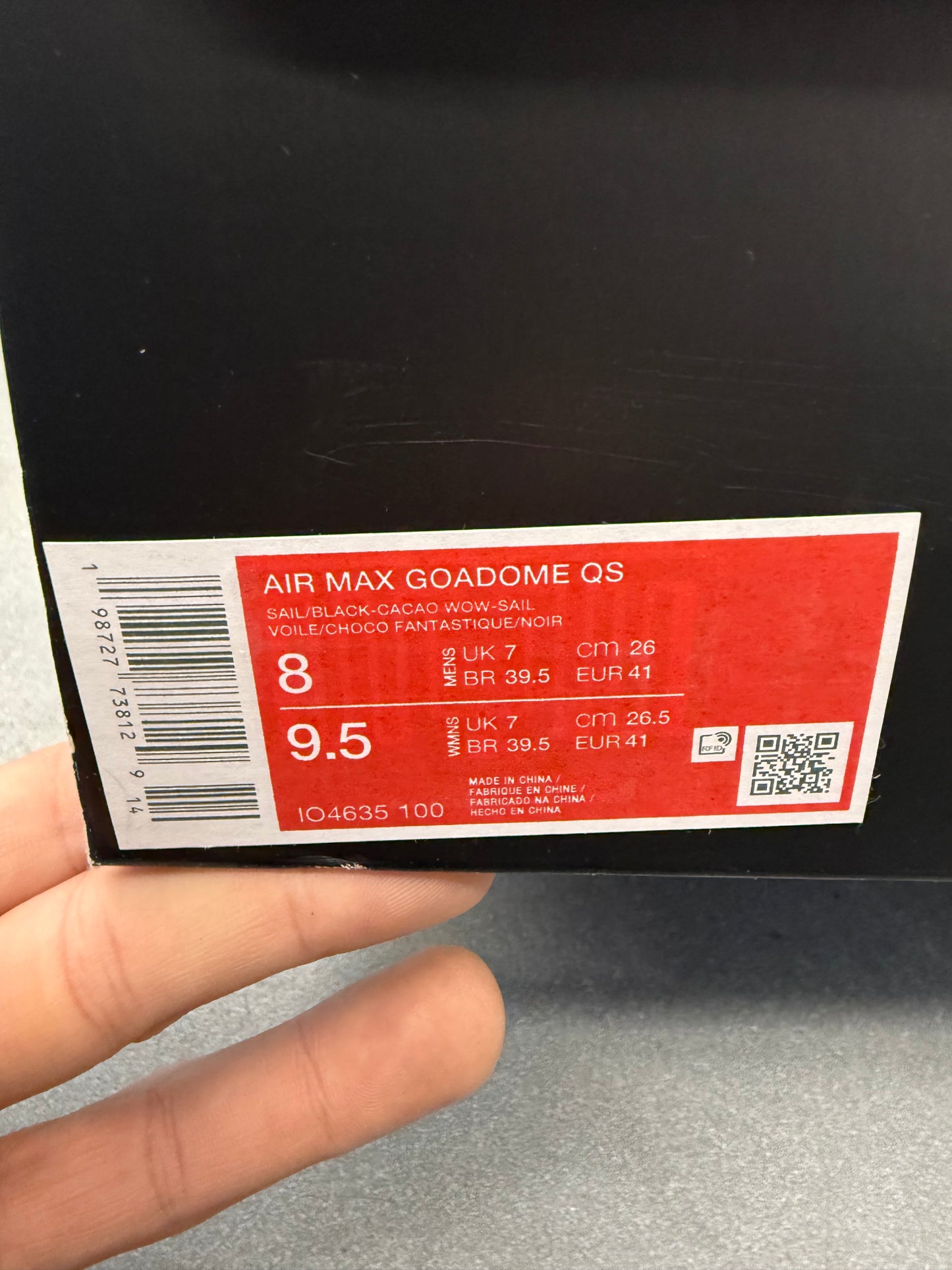 2025 SIZE 8 NIKE AIR MAX GOADOME - SAIL CACAO WOW COW PRINT PONY HAIR