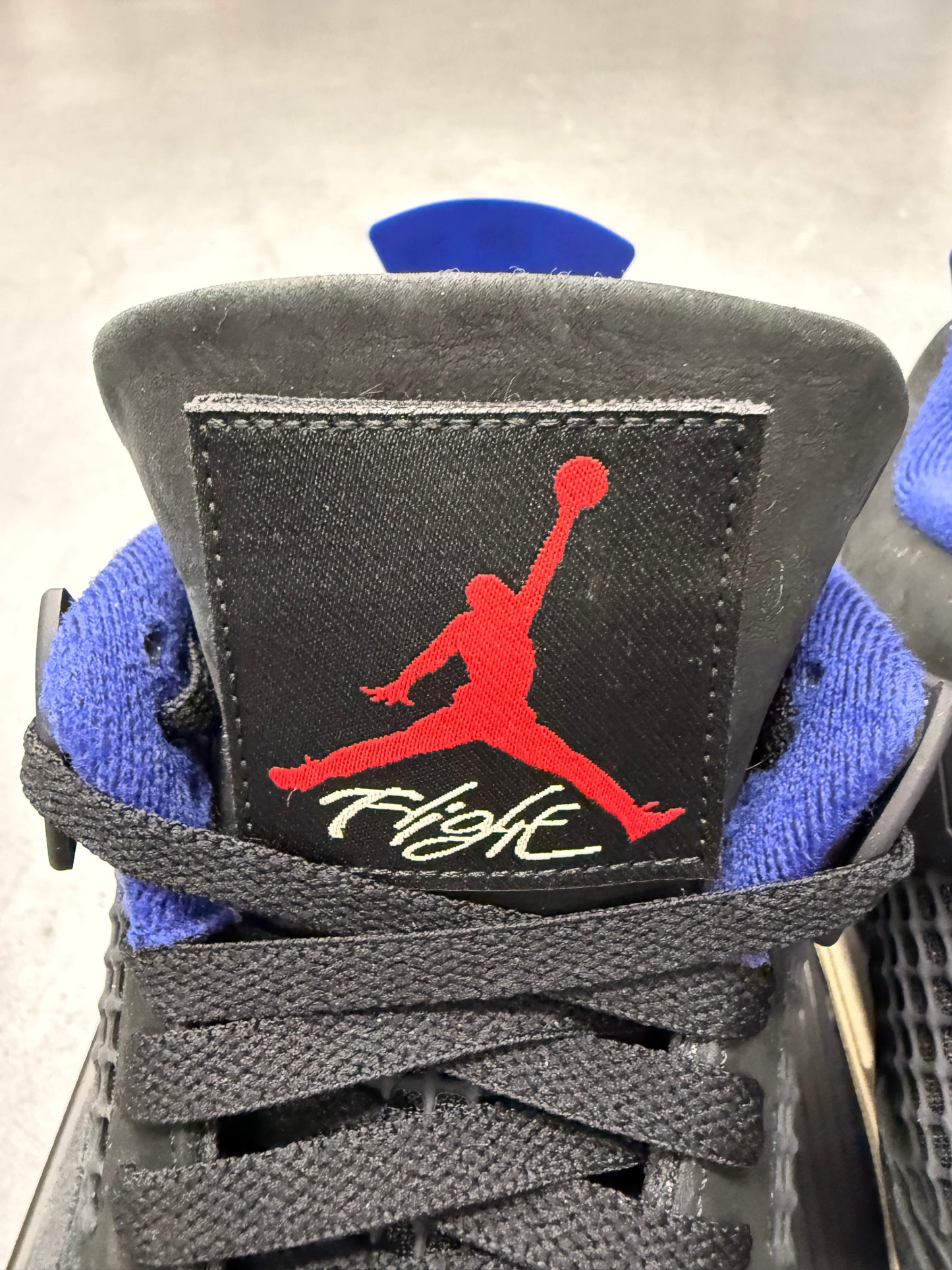 2025 SIZE 12 JORDAN 4 RETRO RARE AIR (WHITE LETTERING)