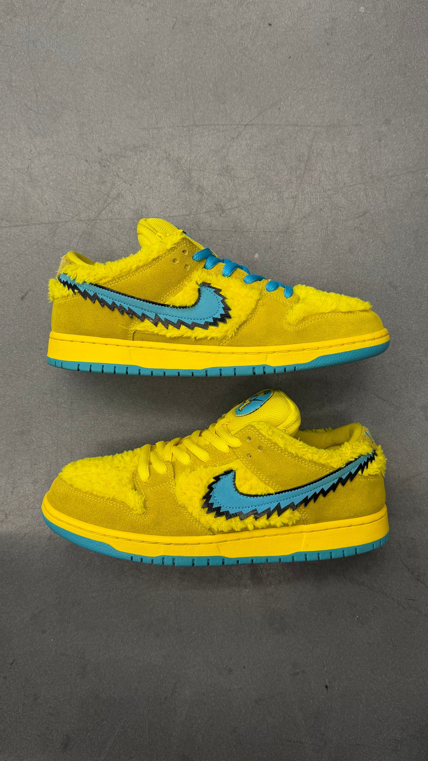 2020 NIKE SB DUNK LOW PRO PRM GRATEFUL DEAD BEARS - OPTI YELLOW