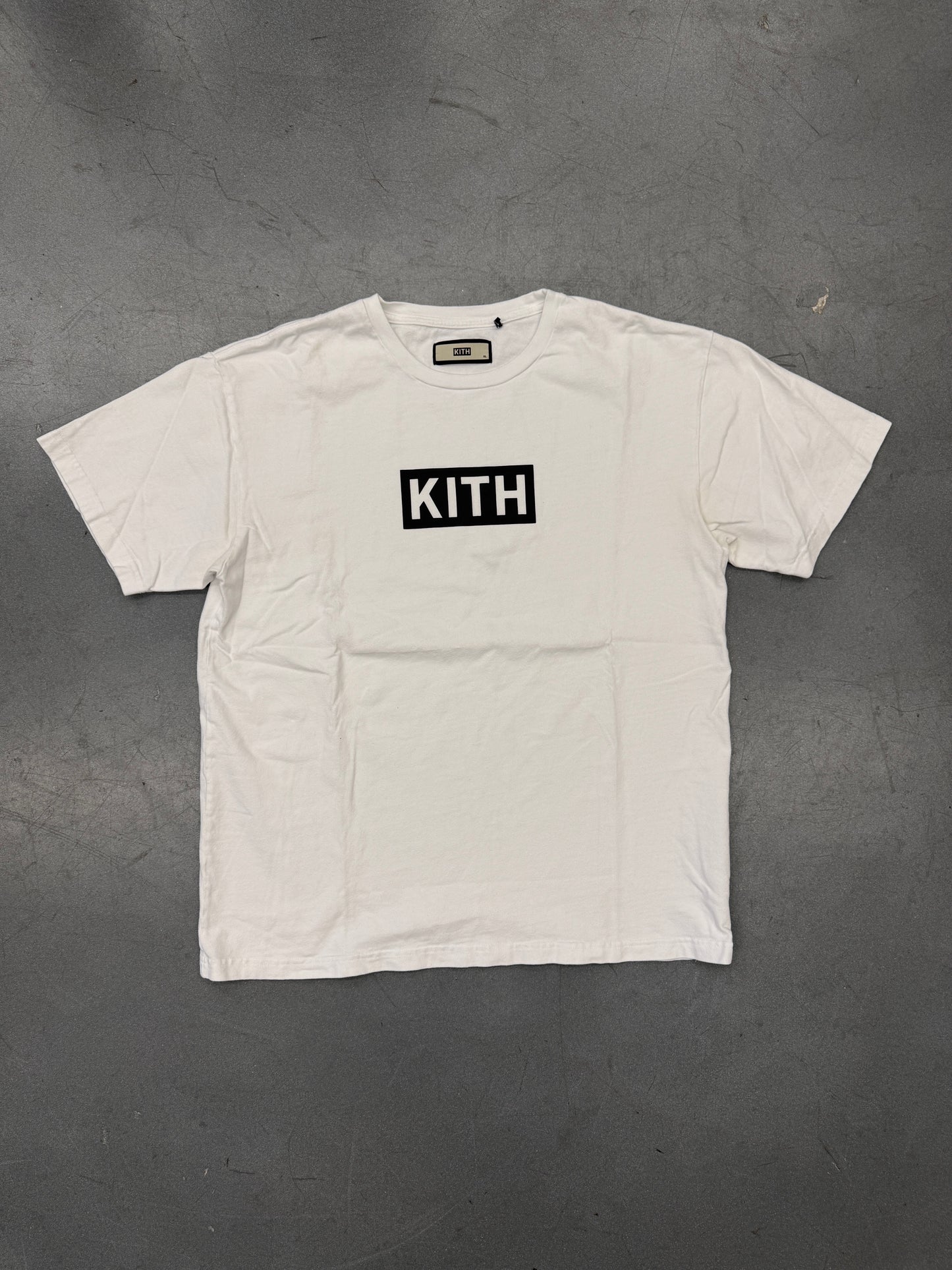 KITH CLASSICS BOX LOGO TEE - WHITE