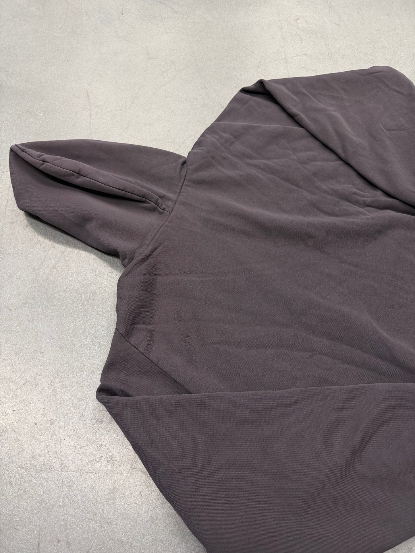 SS22 YEEZY GAP LOGO SHRUNKEN HOODIE - BLACK (2XL) (NEW)