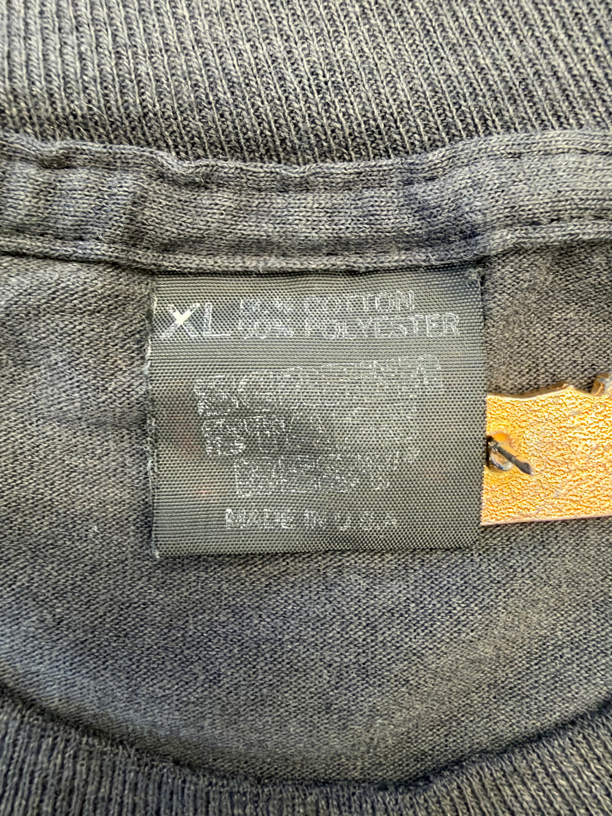 90S VINTAGE D.J. CASEY ENTERPRISES INC. WOOD GRINDING LAND CLEARING FADED POCKET TEE (SCREEN STARS BEST TAG)