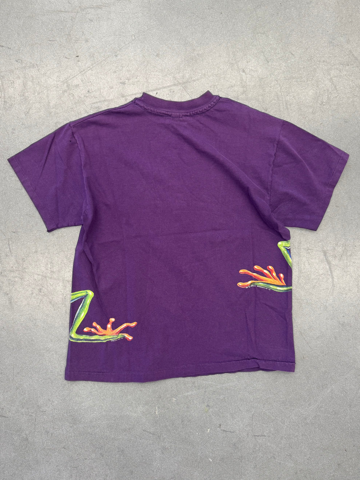 1994 FROG WRAP-AROUND NANCY BLOVERS TEE (HANES BEEFY-T TAG)