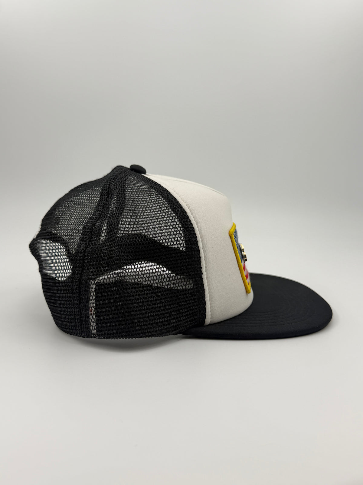 SS23 SUPREME NAME PLATE MESH BACK 5-PANEL HAT
