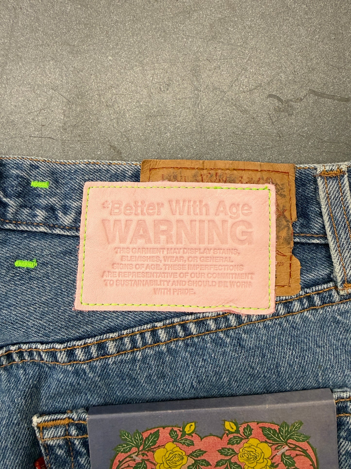 BETTER WITH AGE MONROE TRIPLE-WIDE DENIM TROUSER