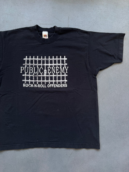 90'S PUBLIC ENEMY ROCK-N-ROLL OFFENDERS TEE (FOTL TAG)