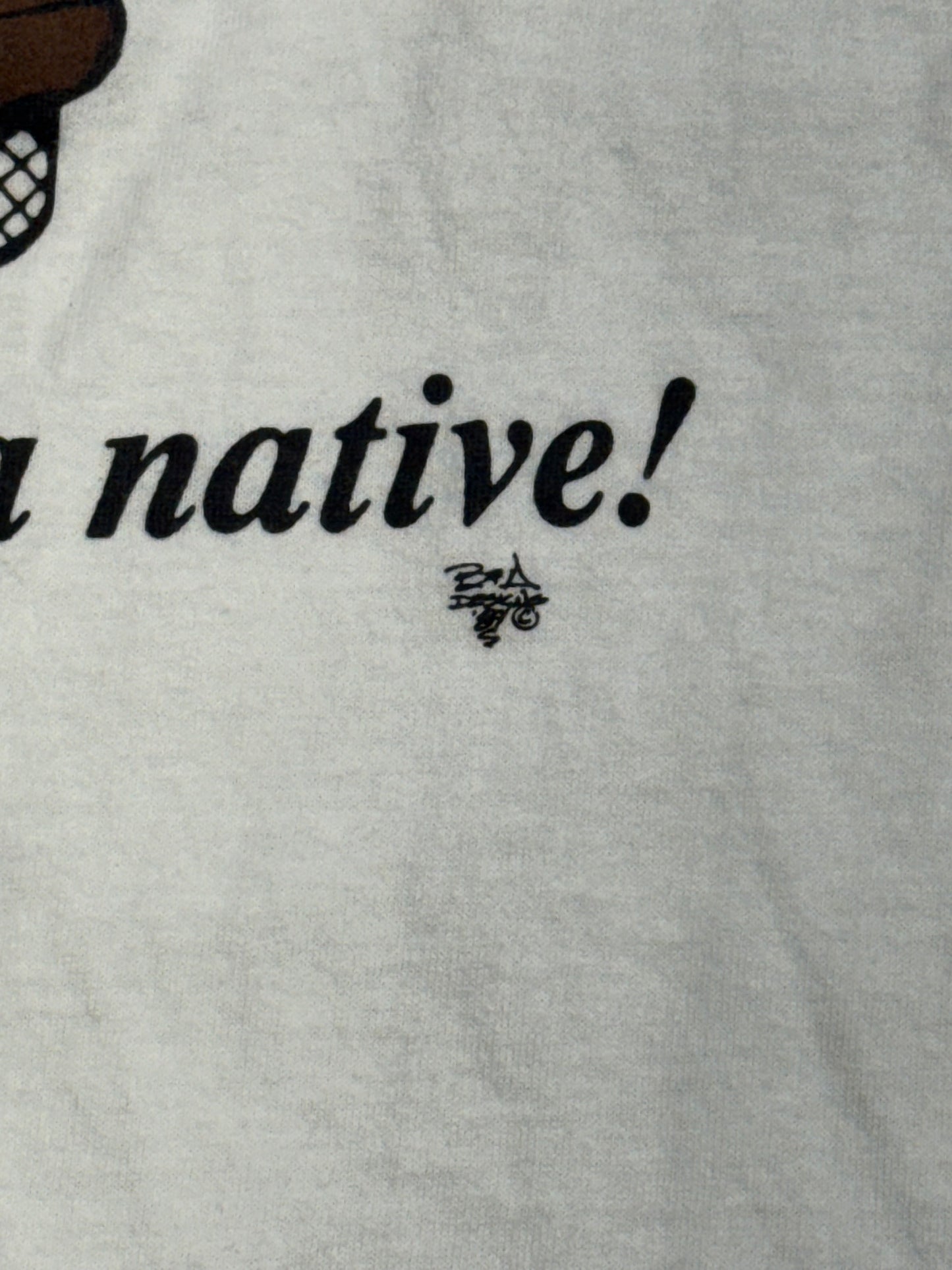 90S WASHINGTON D.C. "SEE IT LIKE A NATIVE!" TEE (FOTL TAG)