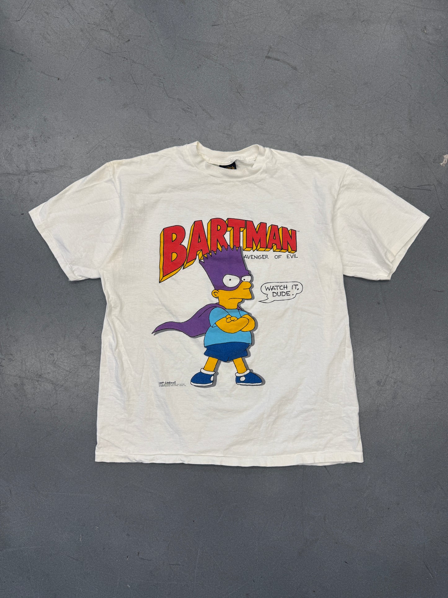 1989 THE SIMPSONS BARTMAN TEE (CHANGES TAG)