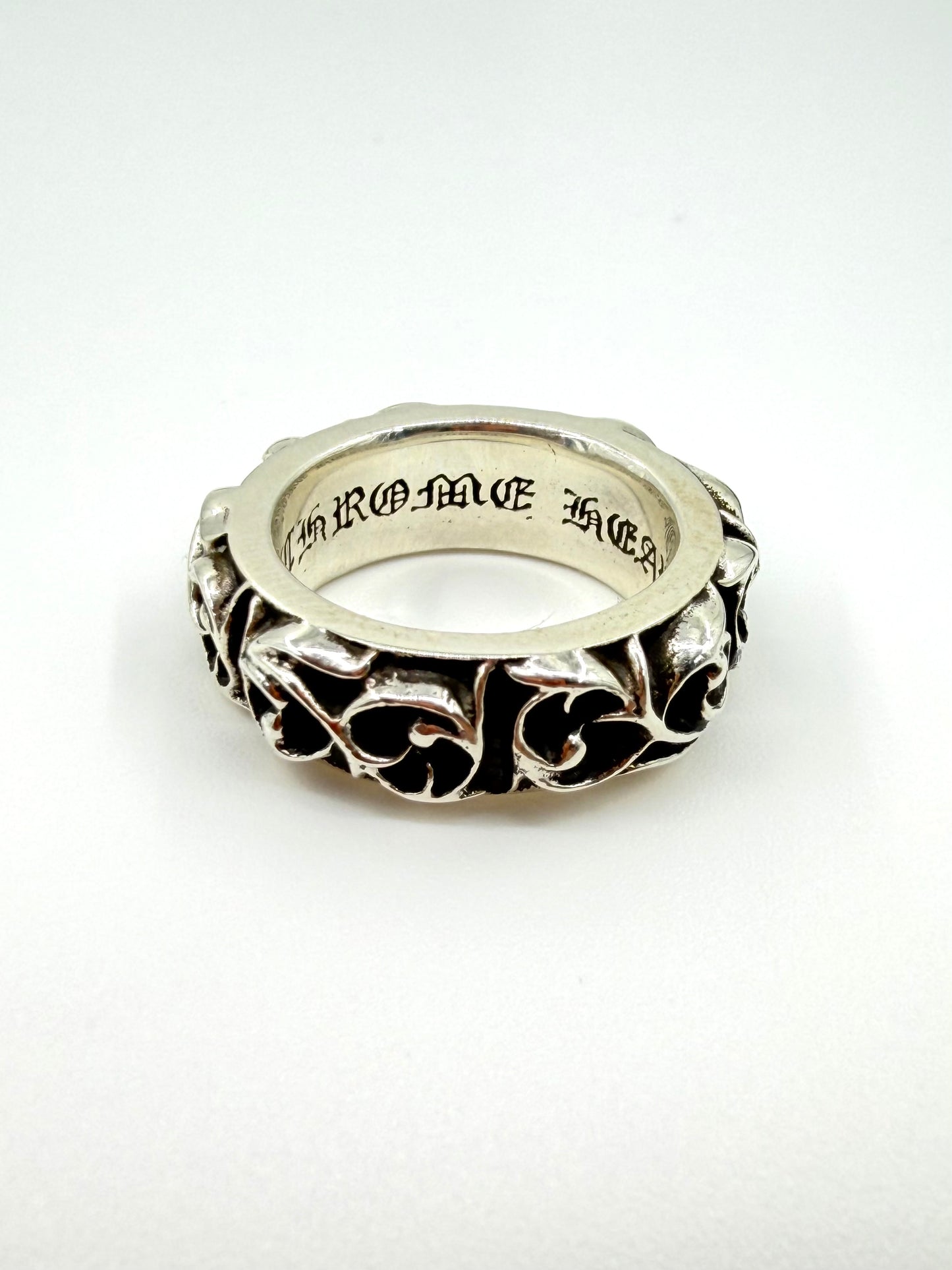 CHROME HEARTS ETERNITY VINE SILVER RING