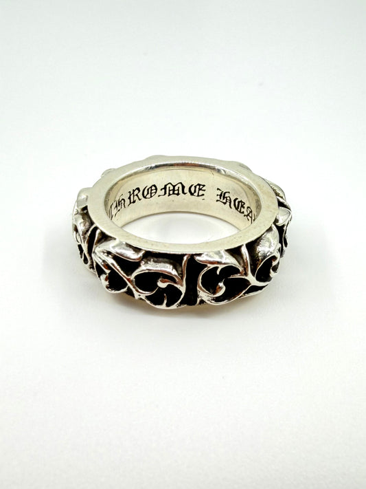 CHROME HEARTS ETERNITY VINE SILVER RING