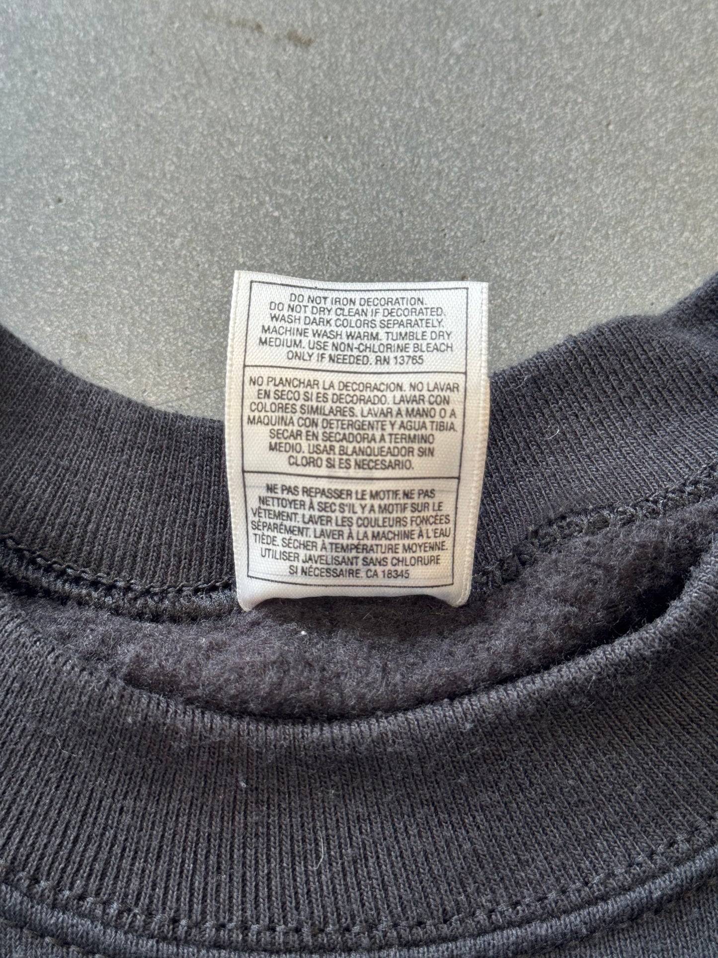 90S THE CROW CITY OF ANGELS EMBROIDERED CREWNECK (FOTL BEST TAG)
