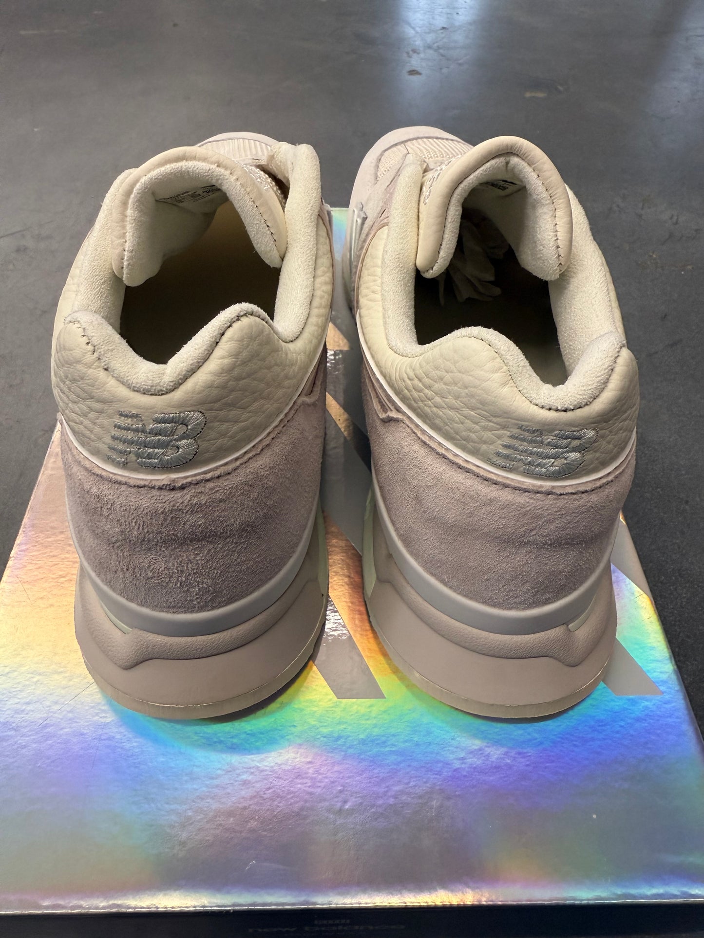 2025 SIZE 10 NEW BALANCE 997.5 MIUSA KITH EASTER WHITE MARSHMALLOW ANGORA