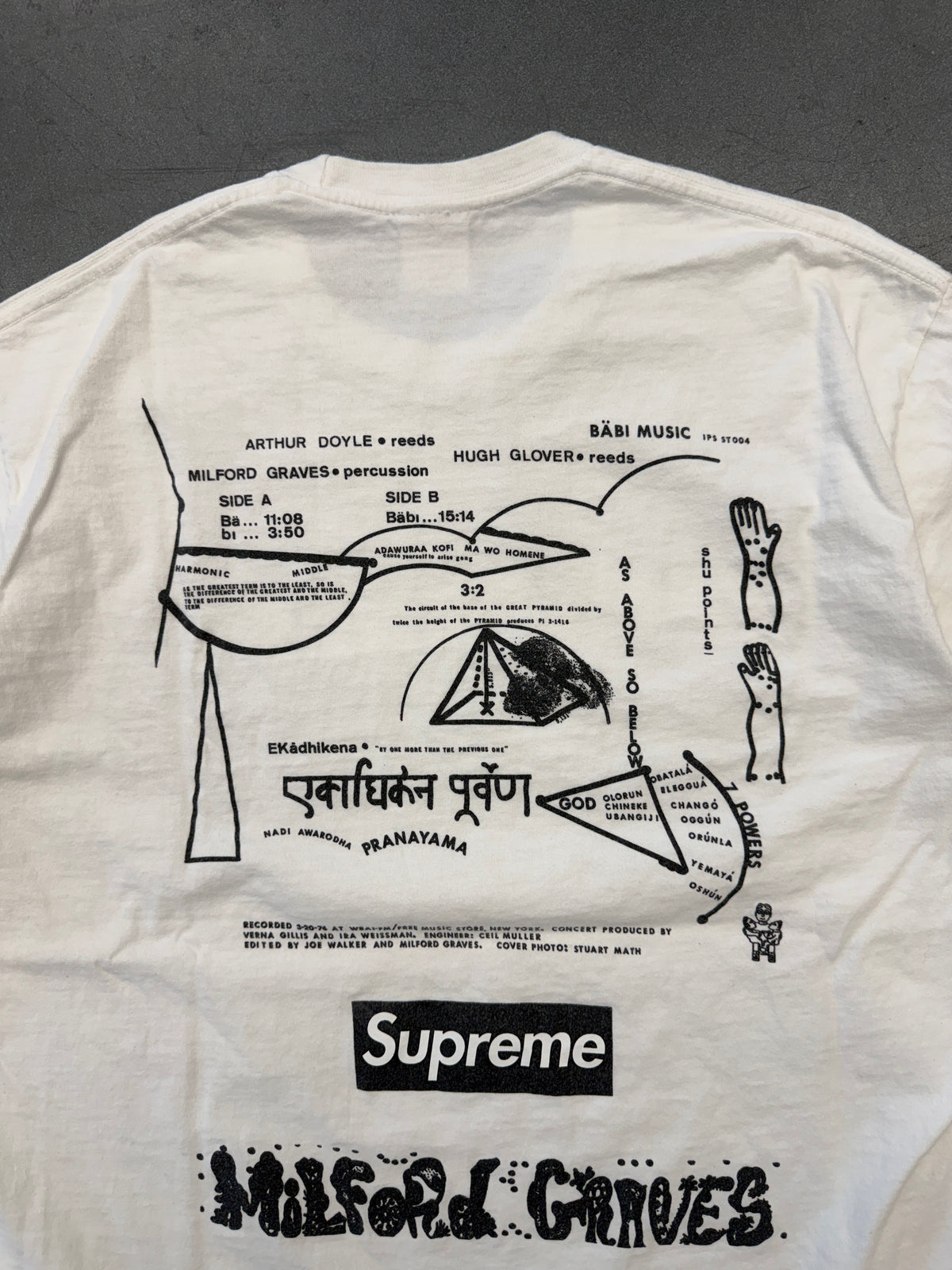 FW22 SUPREME MILFORD GRAVES TEE