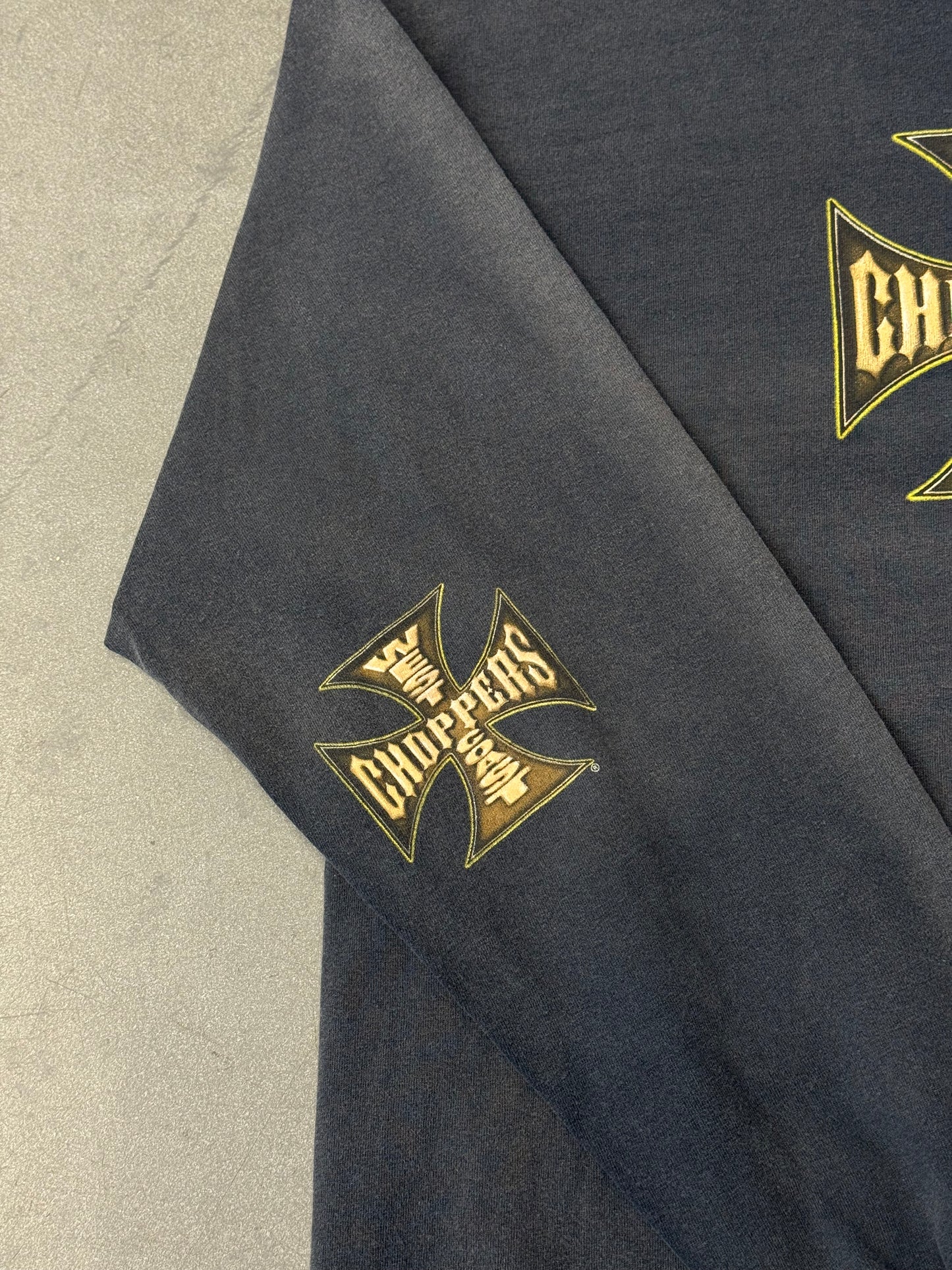 90'S WEST COAST CHOPPERS LONG BEACH, CA LS TEE (PULLED TAG)