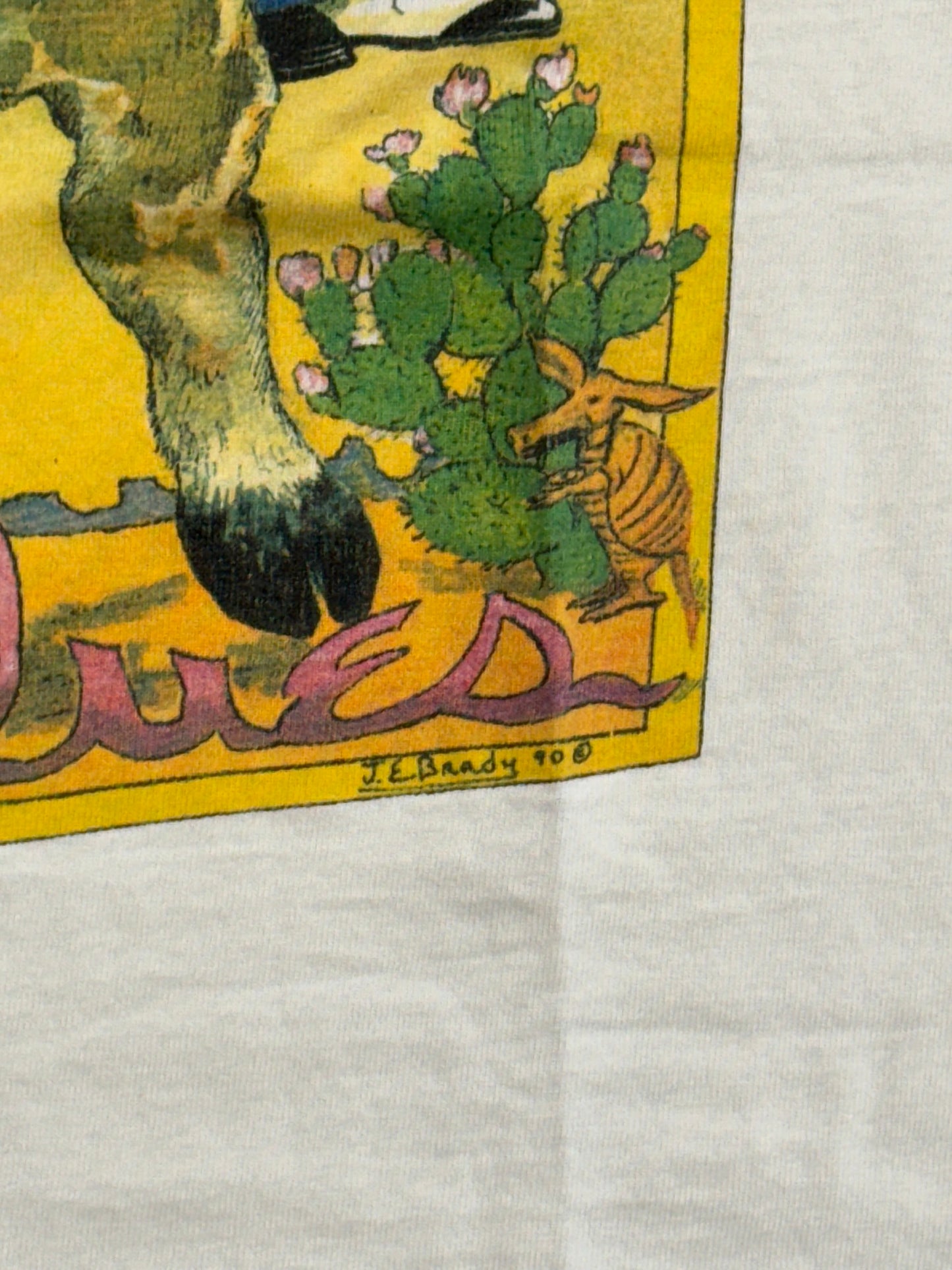 1990 J.E. BRADY TEXAS BLUES BLIND LEMON TEE (HANES BEEFY TAG)