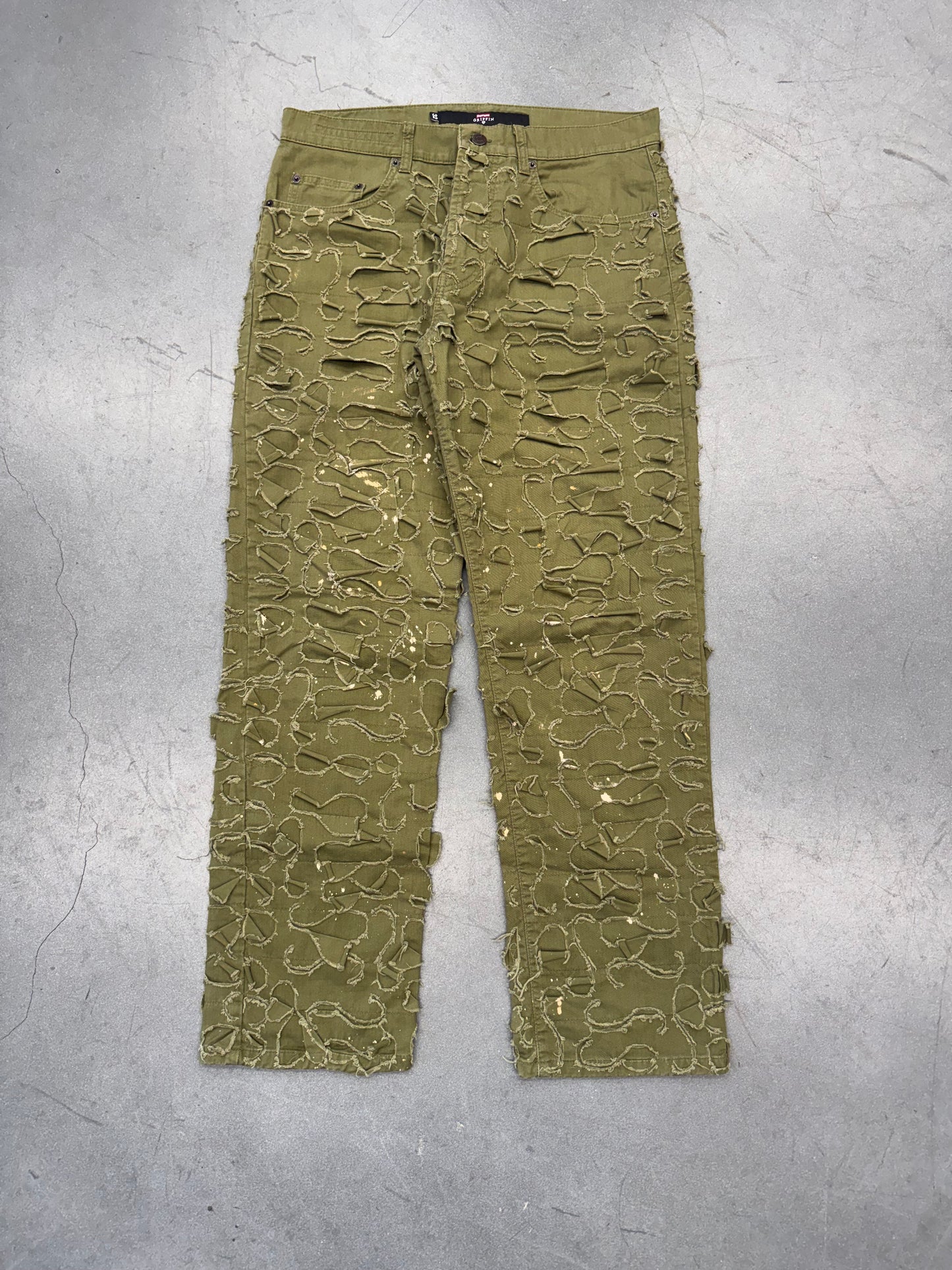 FW22 SUPREME X GRIFFIN 5-POCKET JEANS - LIGHT OLIVE