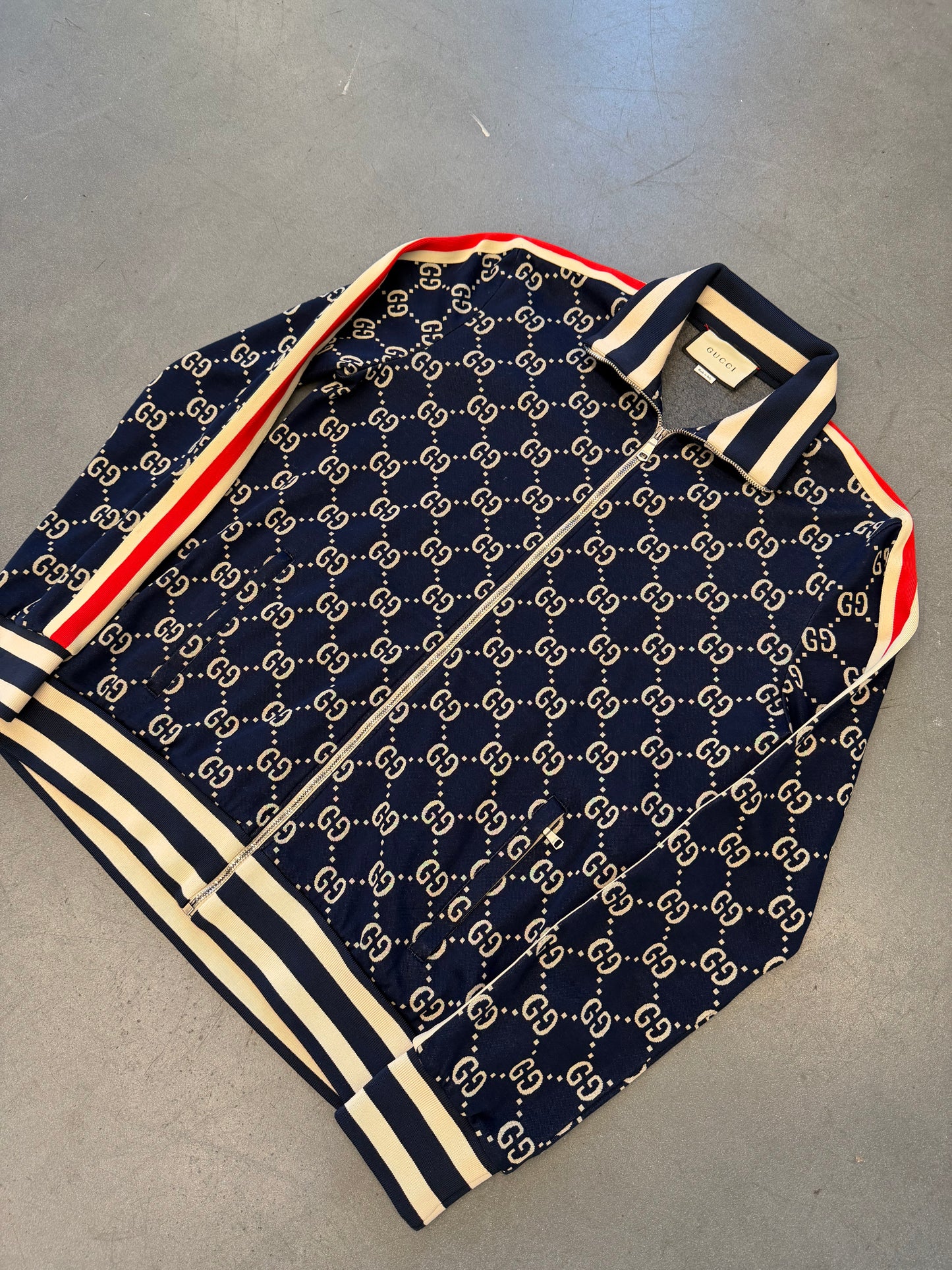 GUCCI MONOGRAM ZIP-UP TRAINING TRACK SUIT
