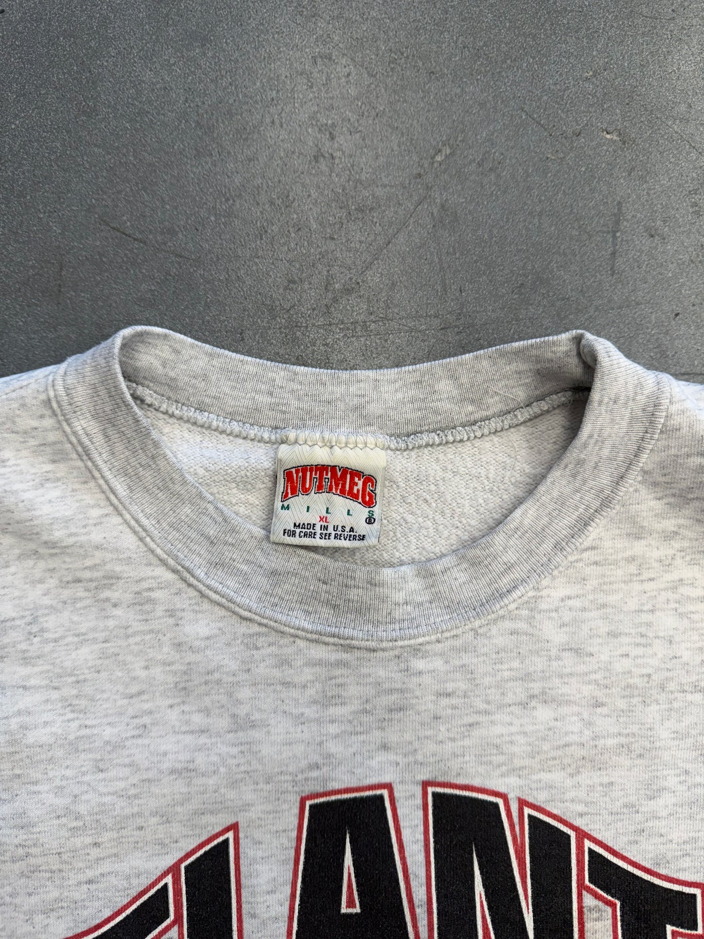 1993 NFL ATLANTA FALCONS BREAKTHROUGH CREWNECK SWEATER (NUTMEG MILLS TAG)