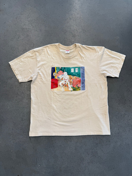 FW18 SUPREME BEDROOM TEE - CREME