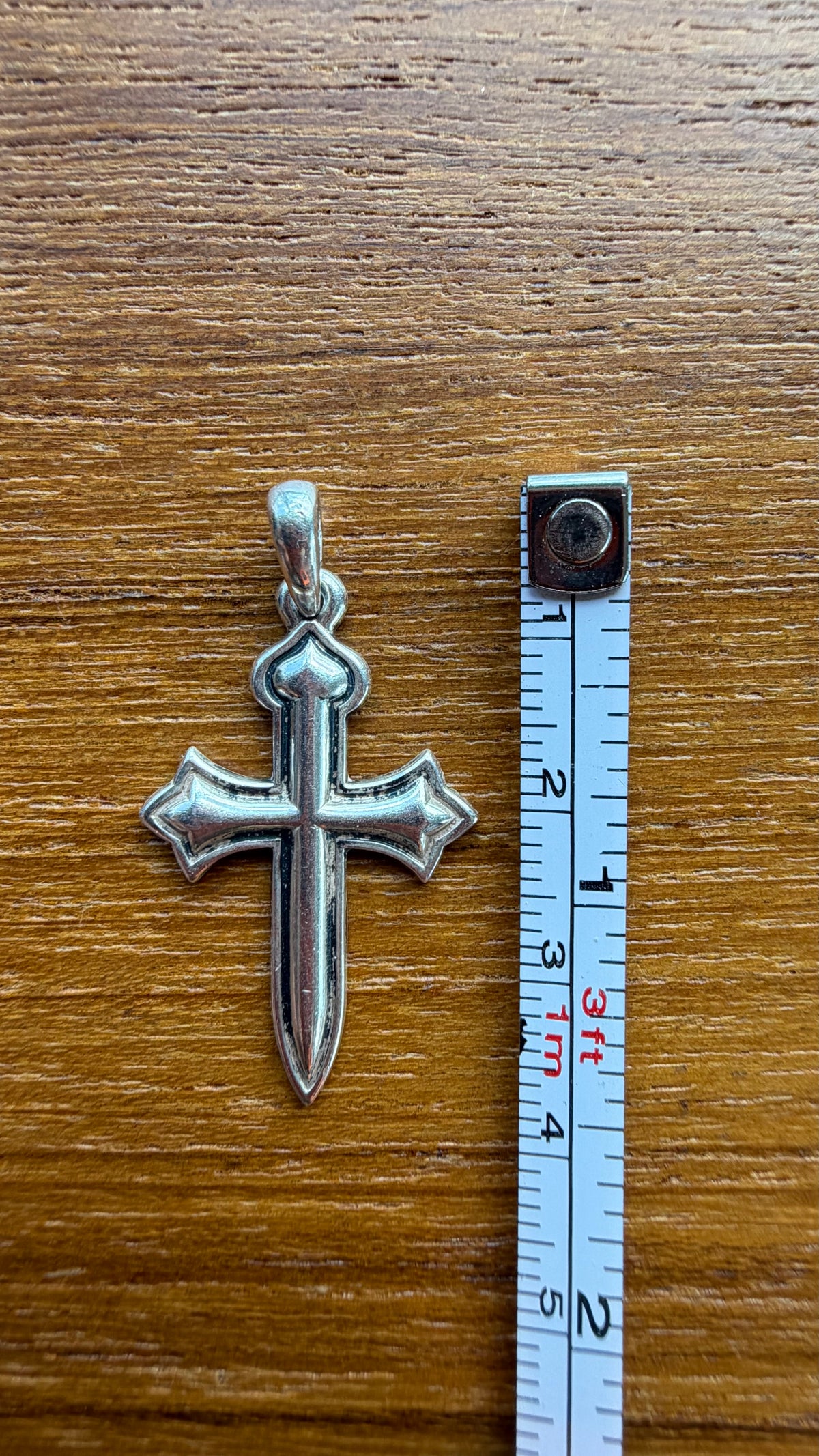JAMES AVERY SILVER CROSS PENDANT