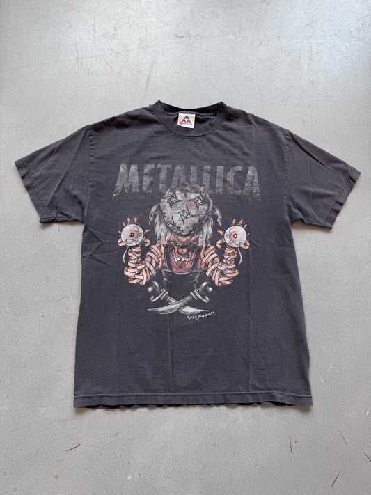 Y2K METALLICA PUSHEAD EYEBALLS FADED TEE (TRIPLE A TAG)