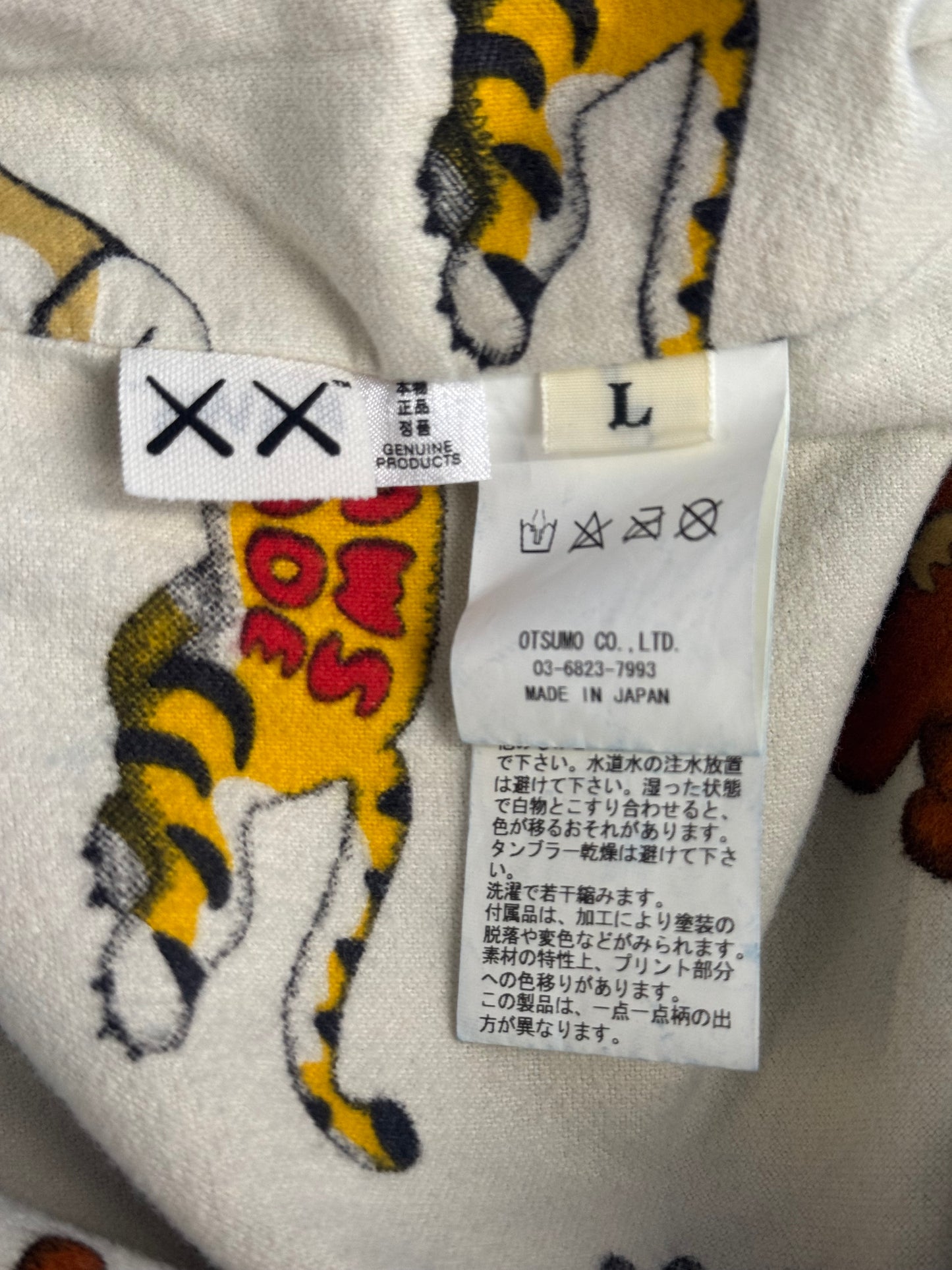 HUMAN MADE X KAWS DENIM WORK JACKET - INDIGO