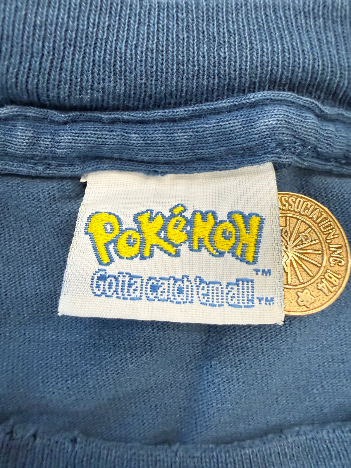 90'S POKEMON ASH & PIKACHU FADED TEE (POKEMON TAG)