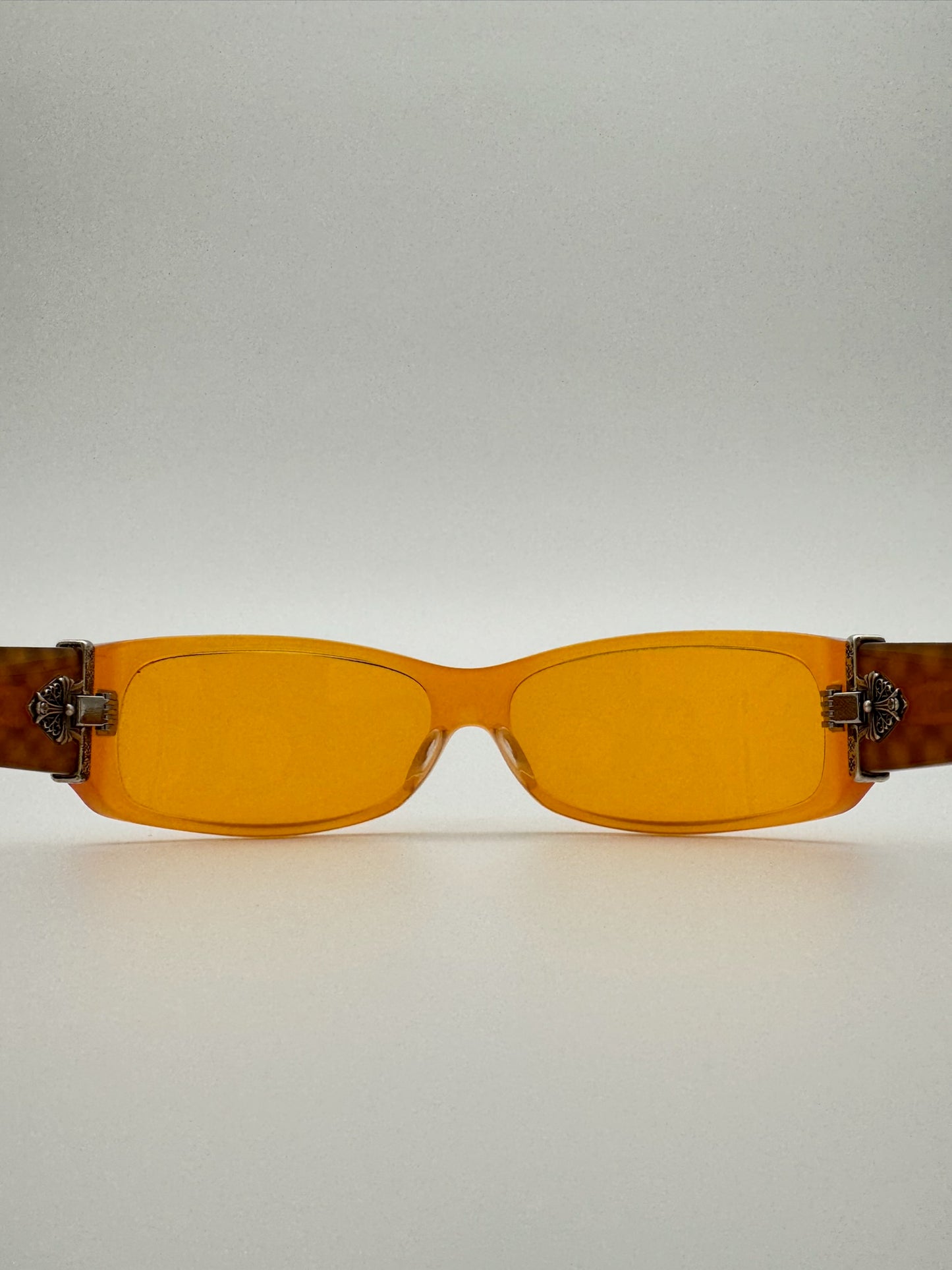 CHROME HEARTS X MATTY BOY 99 EYES ULEIN SQUARE SUNGLASSES WITH CASE