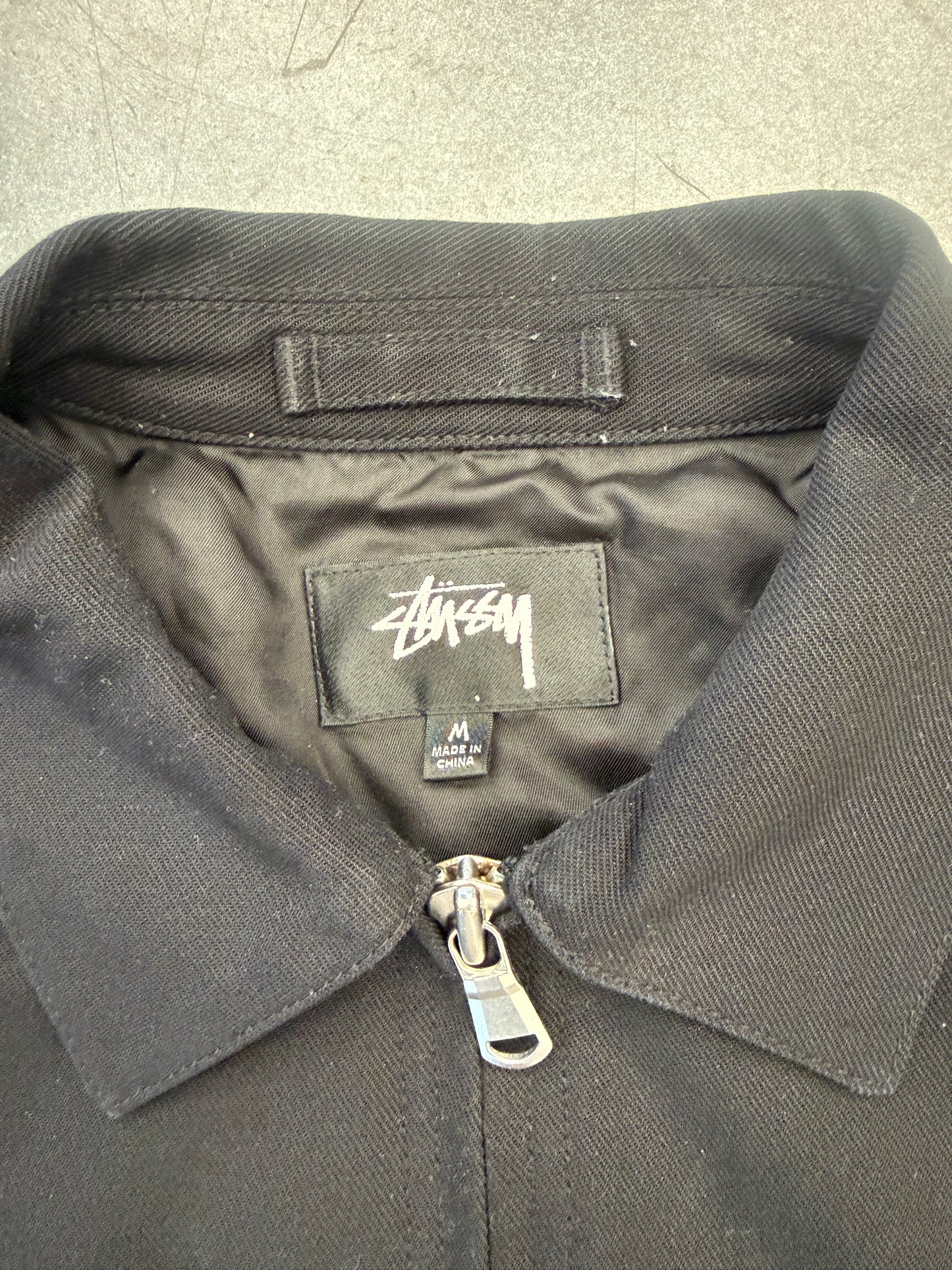 SS25 STUSSY GABARDINE GARAGE JACKET
