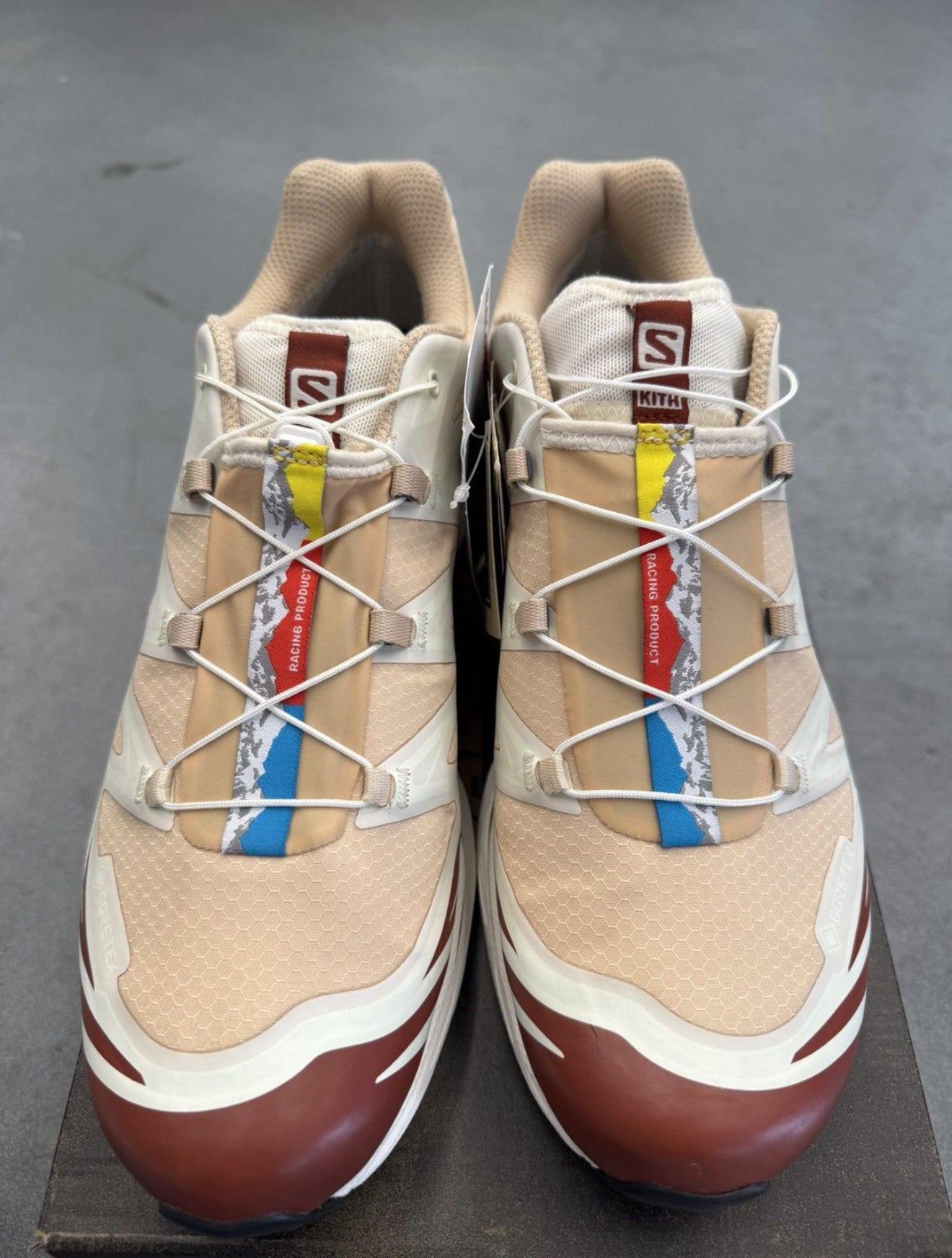 SIZE 10 2022 KITH SALOMON XT-6 GORE-TEX BURNT HENNA (NEW WITH BOX)