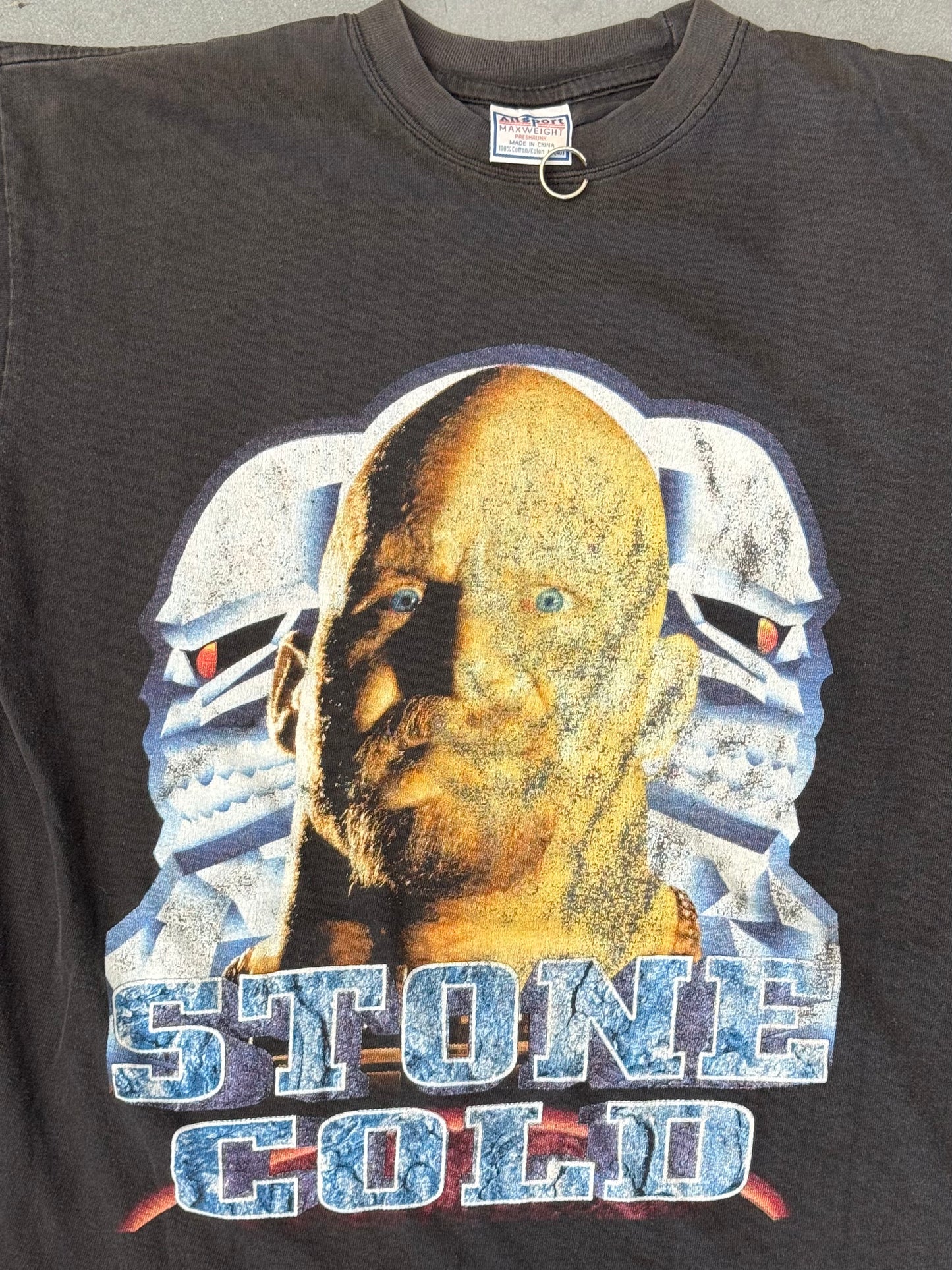 90S STONE COLD STEVE AUSTIN "COLLEGE OF PAIN" AUSTIN 3:16 TEE (ALL SPORT TAG)
