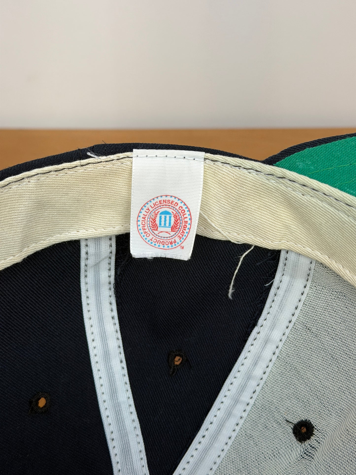 80'S VINTAGE UNIVERSITY OF VIRGINIA SNAPBACK HAT AS SEEN IN EDWARD SCISSORHANDS  (NEW ERA TAG)
