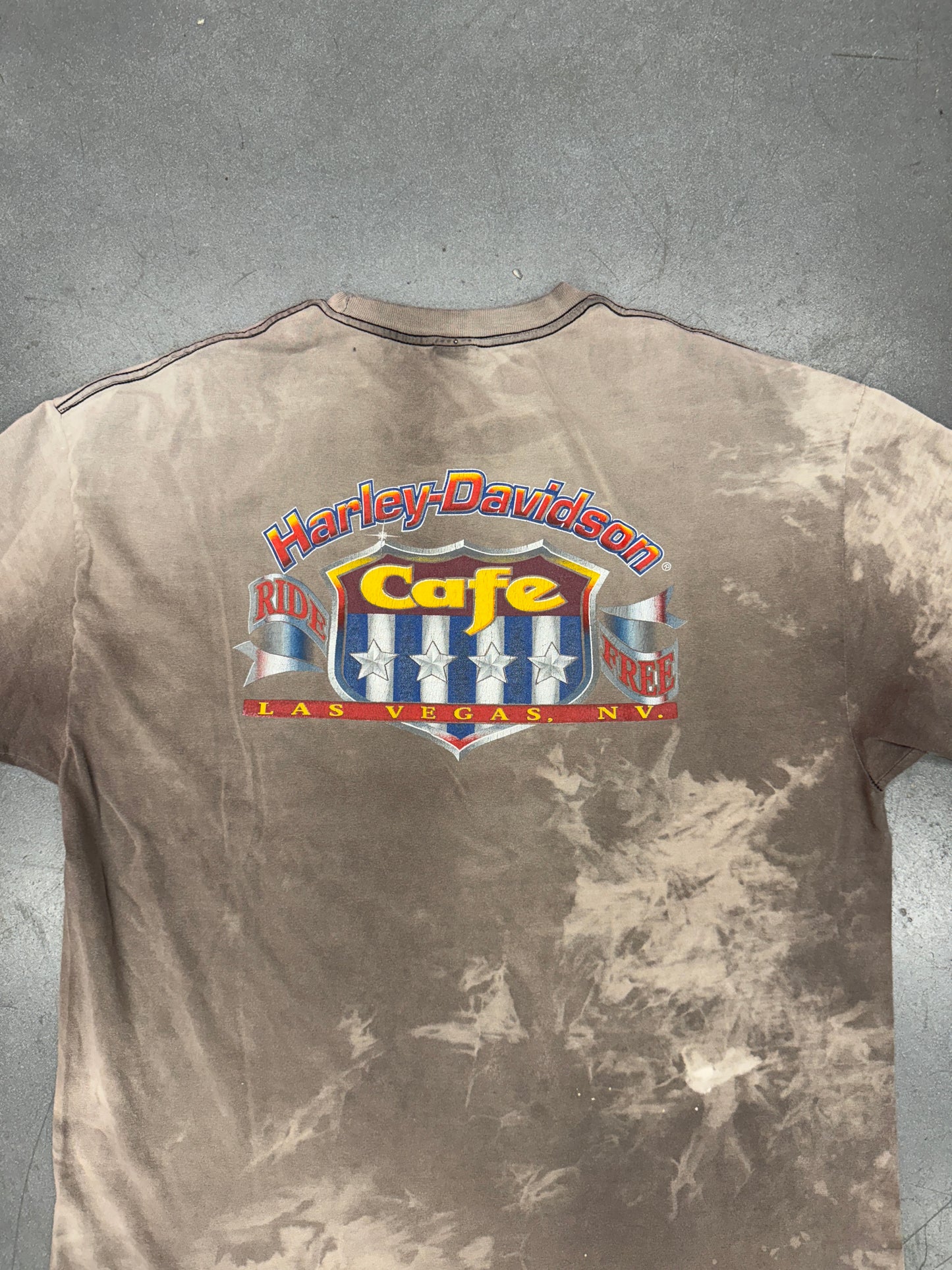 2001 HARLEY-DAVIDSON CAFE LAS VEGAS FIREWORKS TEE