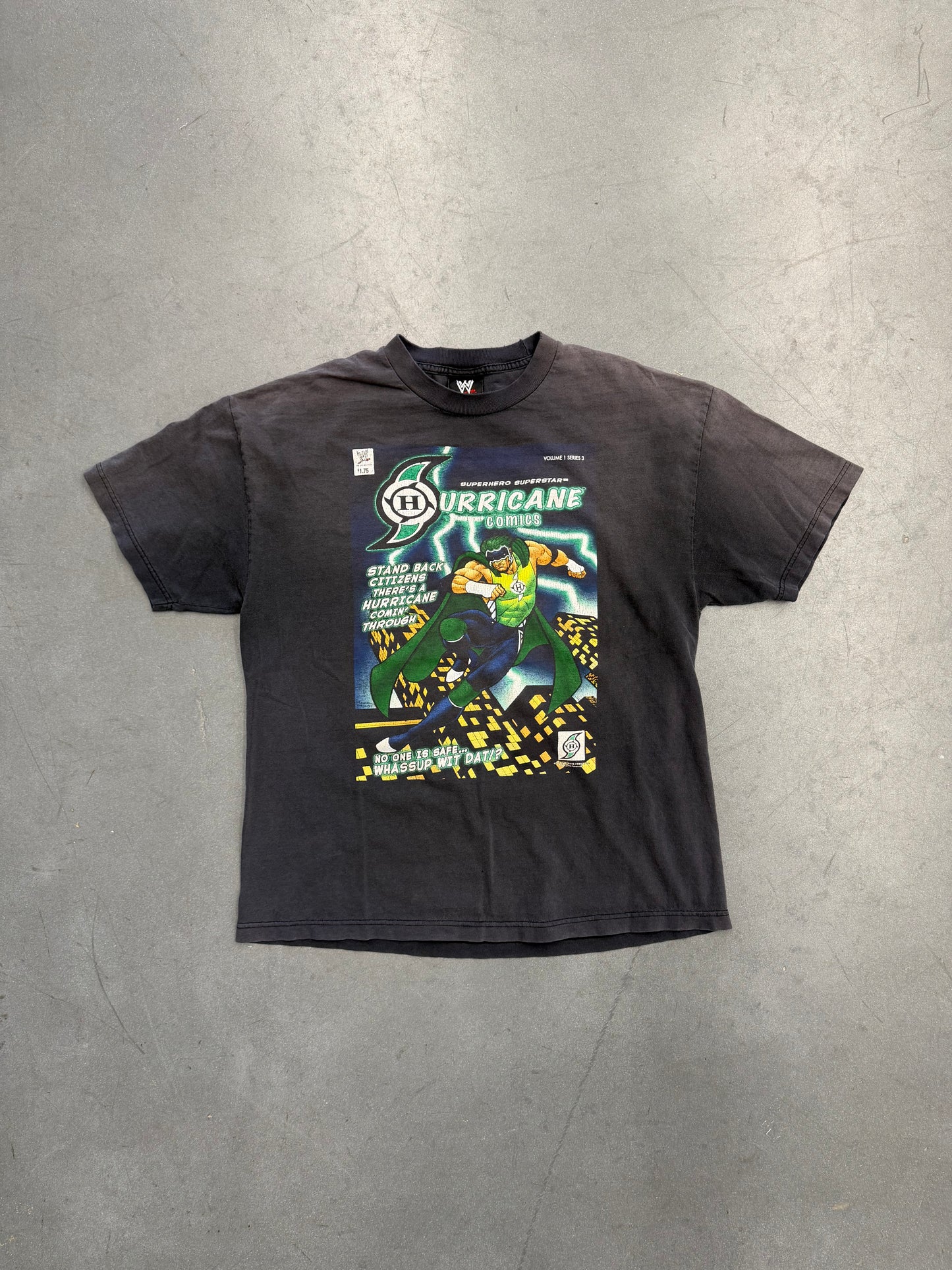 2003 HURRICANE WWE COMIC "I HAVE ISSUES" TEE (WWE TAG)