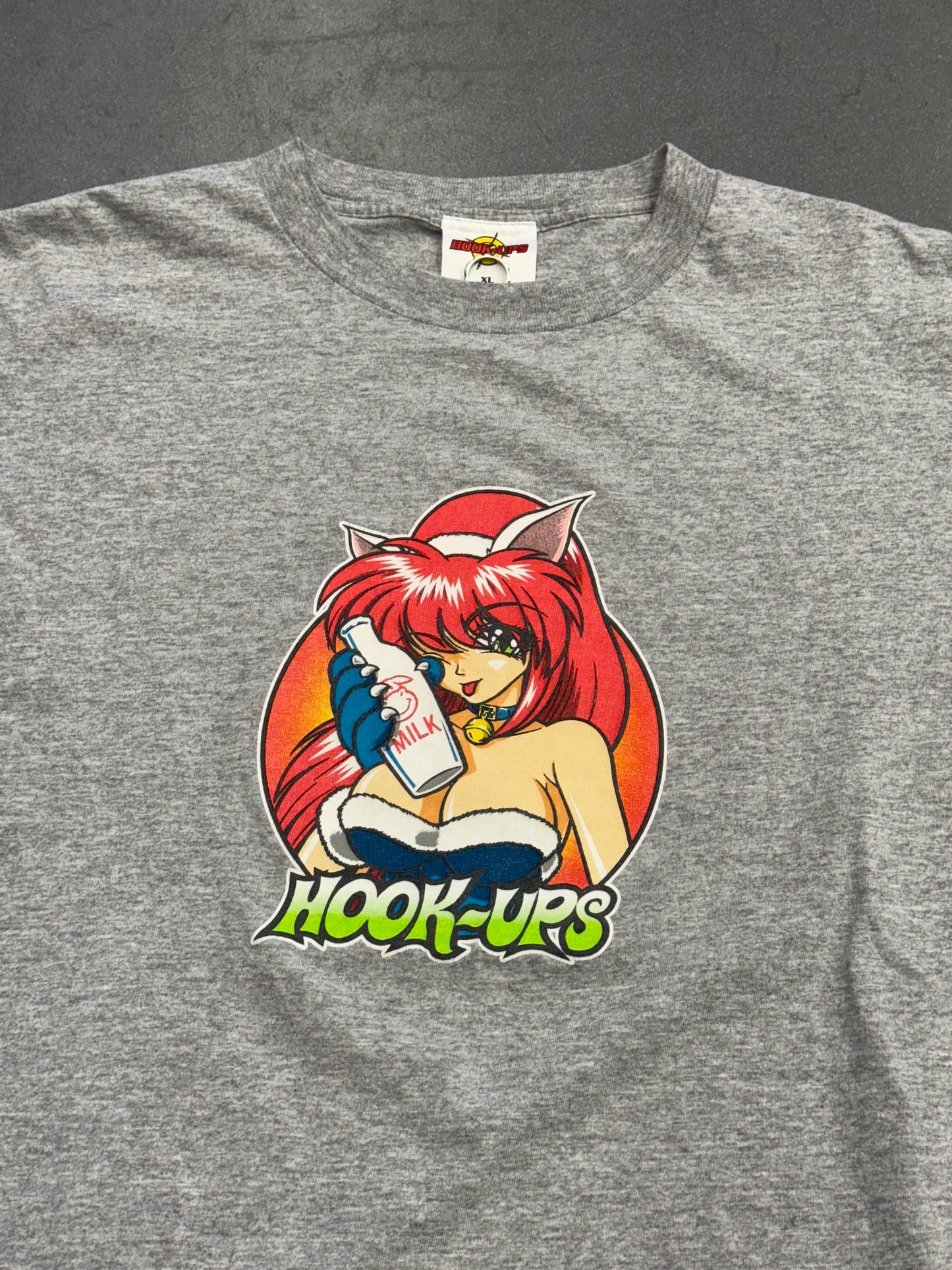 90S HOOK-UPS MILK KITTY TEE (CROSSHAIRS TAG)